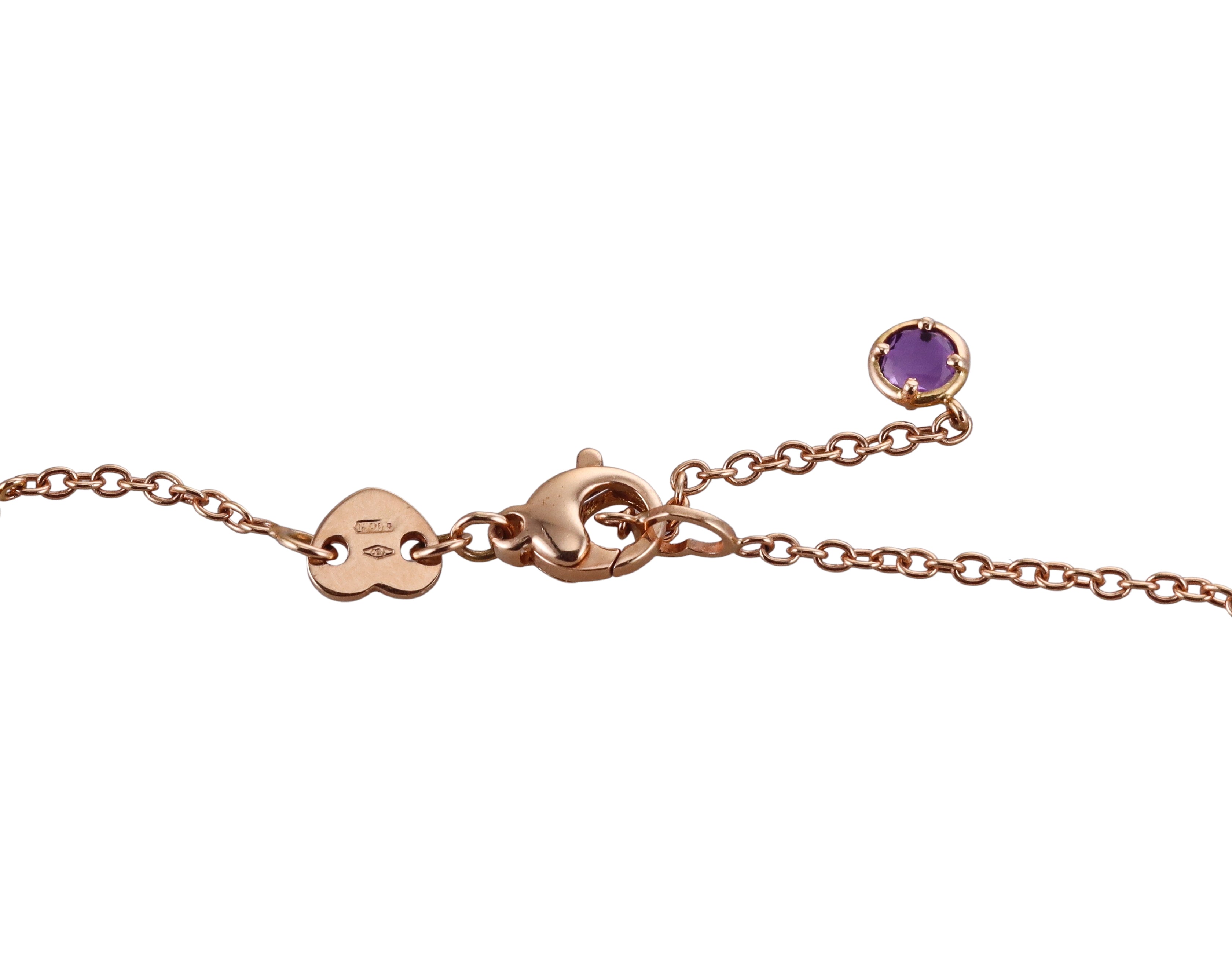 Pasquale Bruni Rose Gold Amethyst Necklace