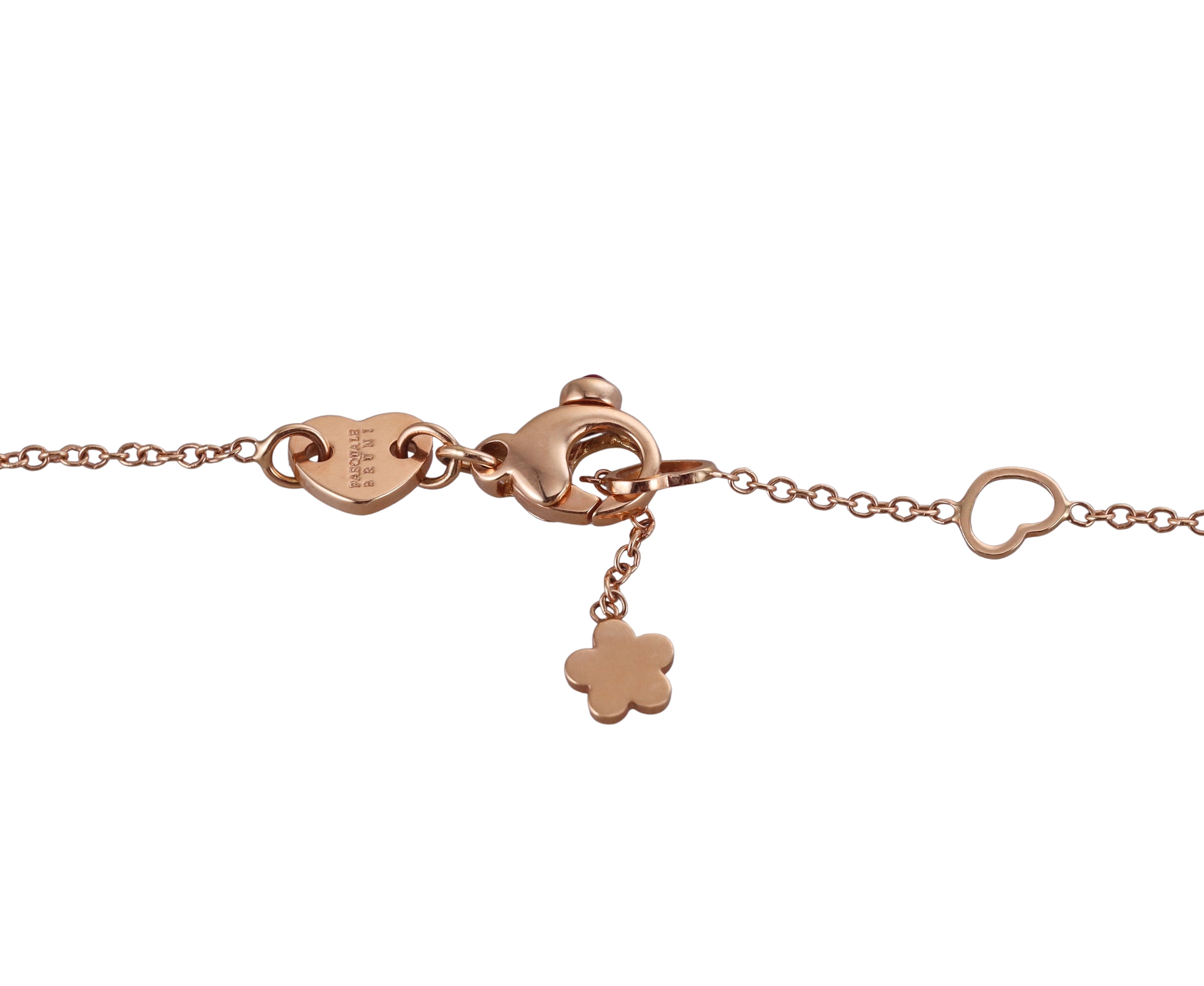 Pasquale Bruni Rose Gold Giardini Segreti Flower Pendant Necklace