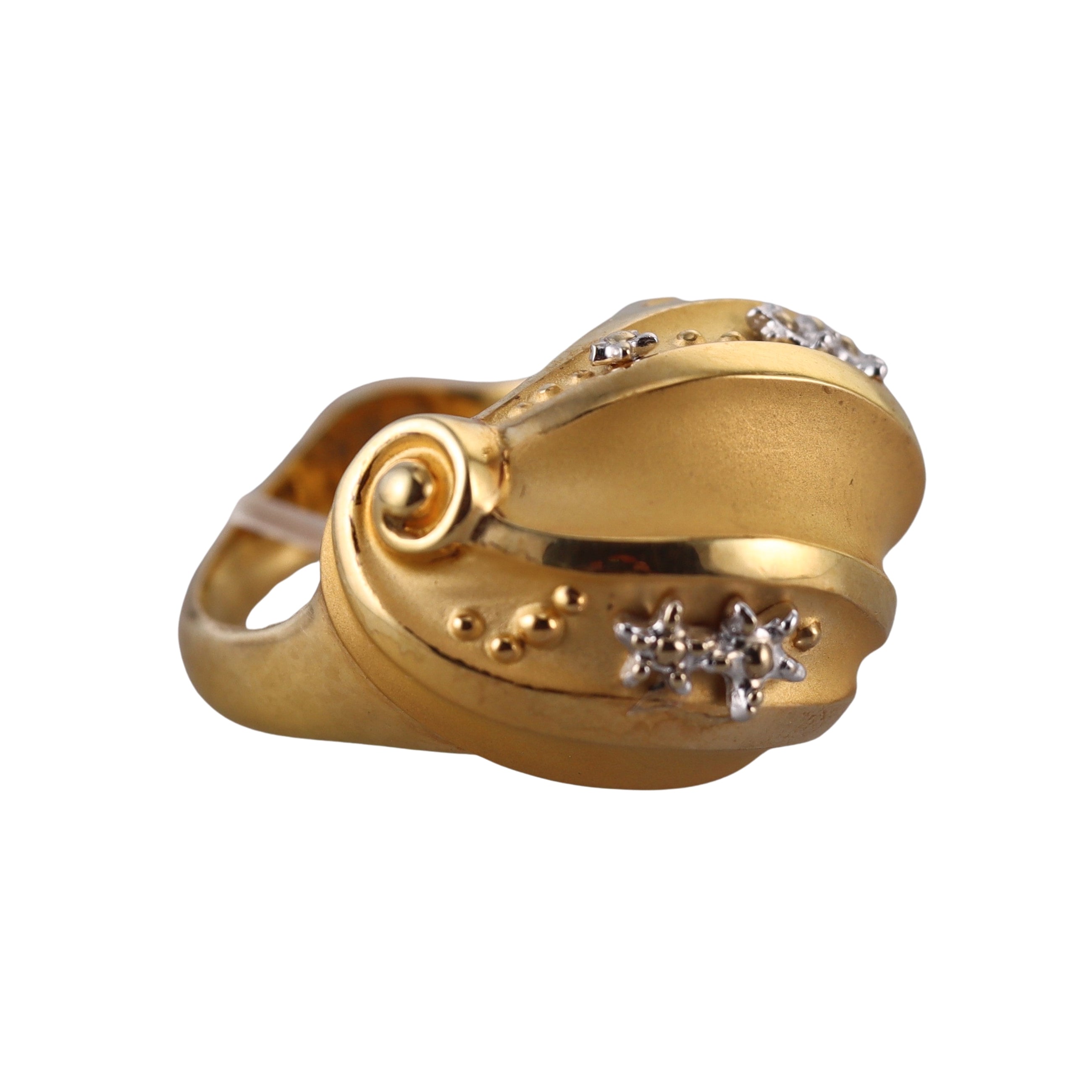 Carrera y Carrera Medit Gold Dome Ring