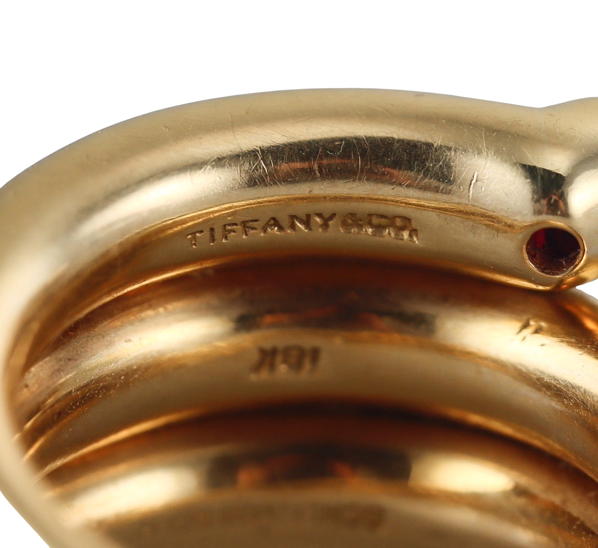 Tiffany & Co Schlumberger Ruby Gold Wrap Ring