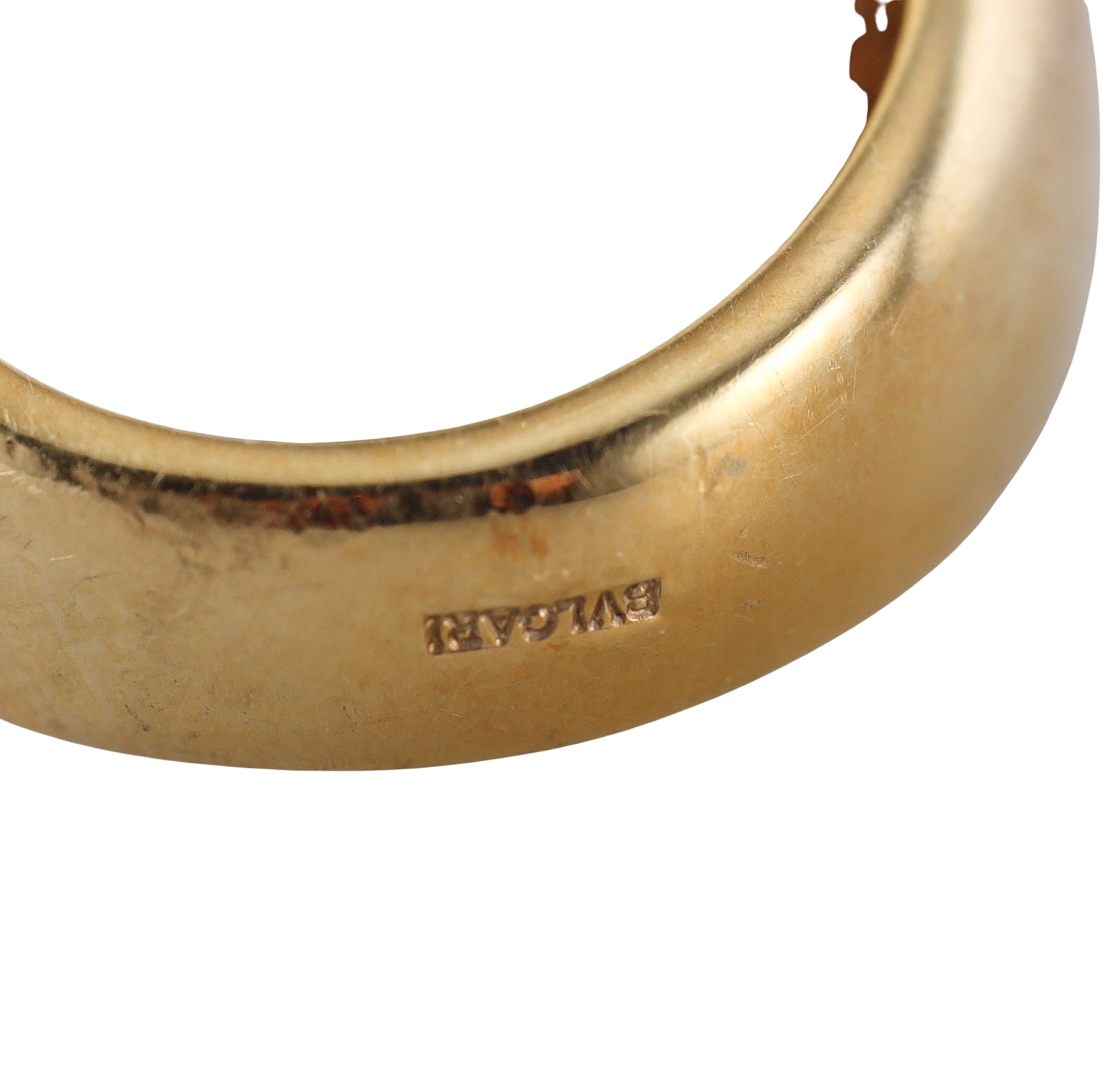Bulgari Parentesi Diamond Gold Ring