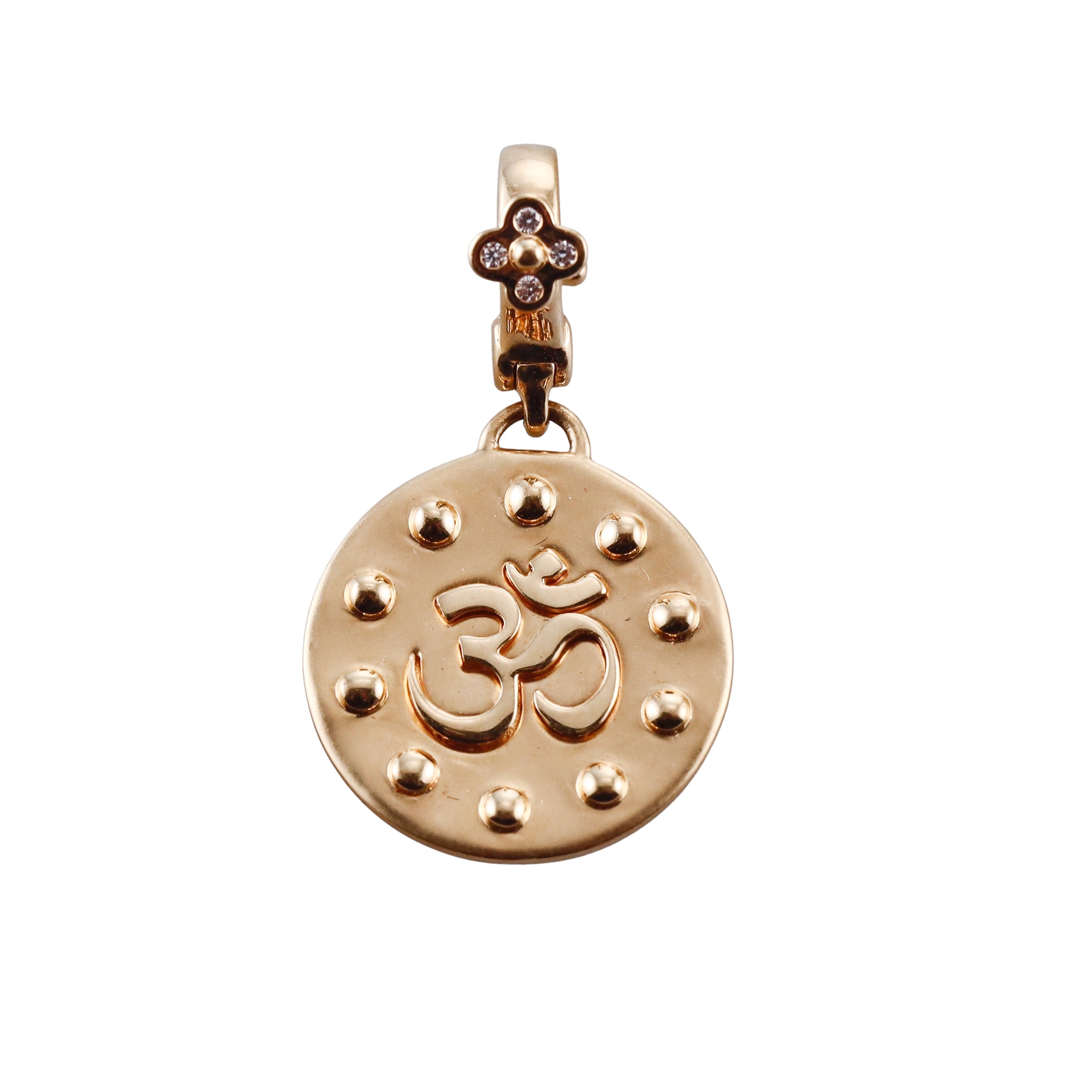 Orly Marcel Gold Diamond Om Pendant