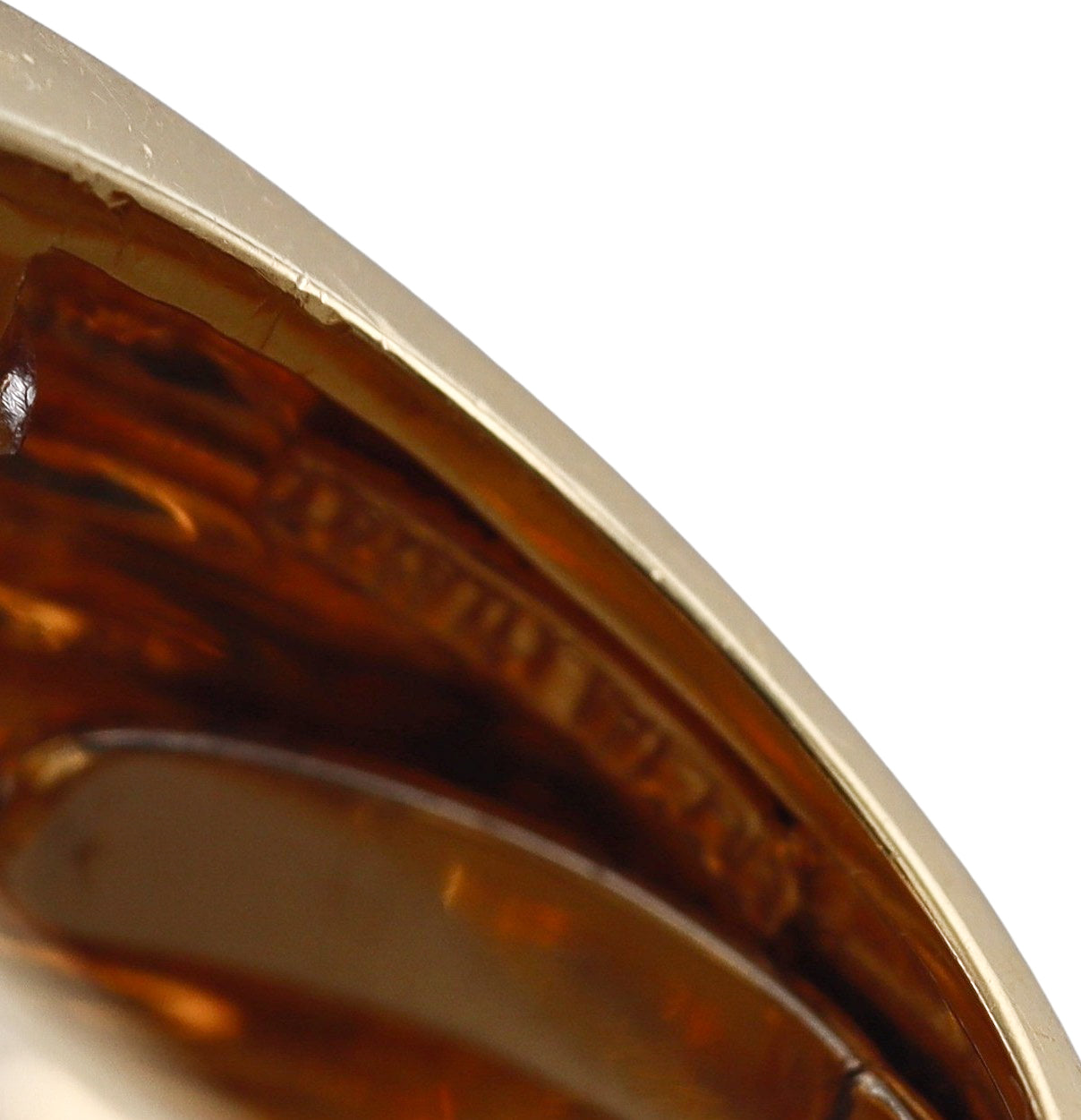 David Webb Crystal Diamond Gold Platinum Dome Ring