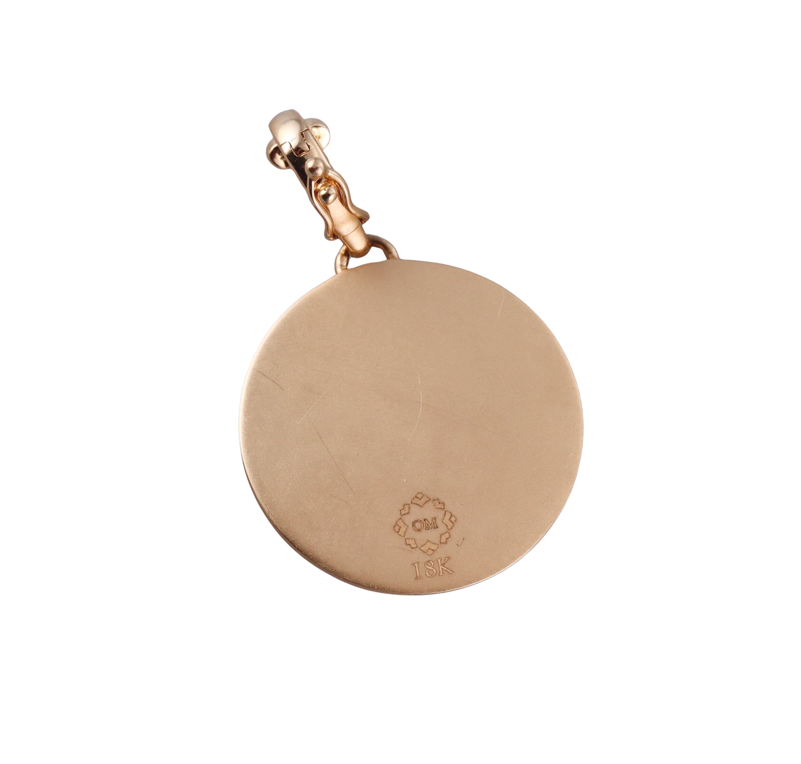 Orly Marcel Gold Diamond Sri Yantra Pendant