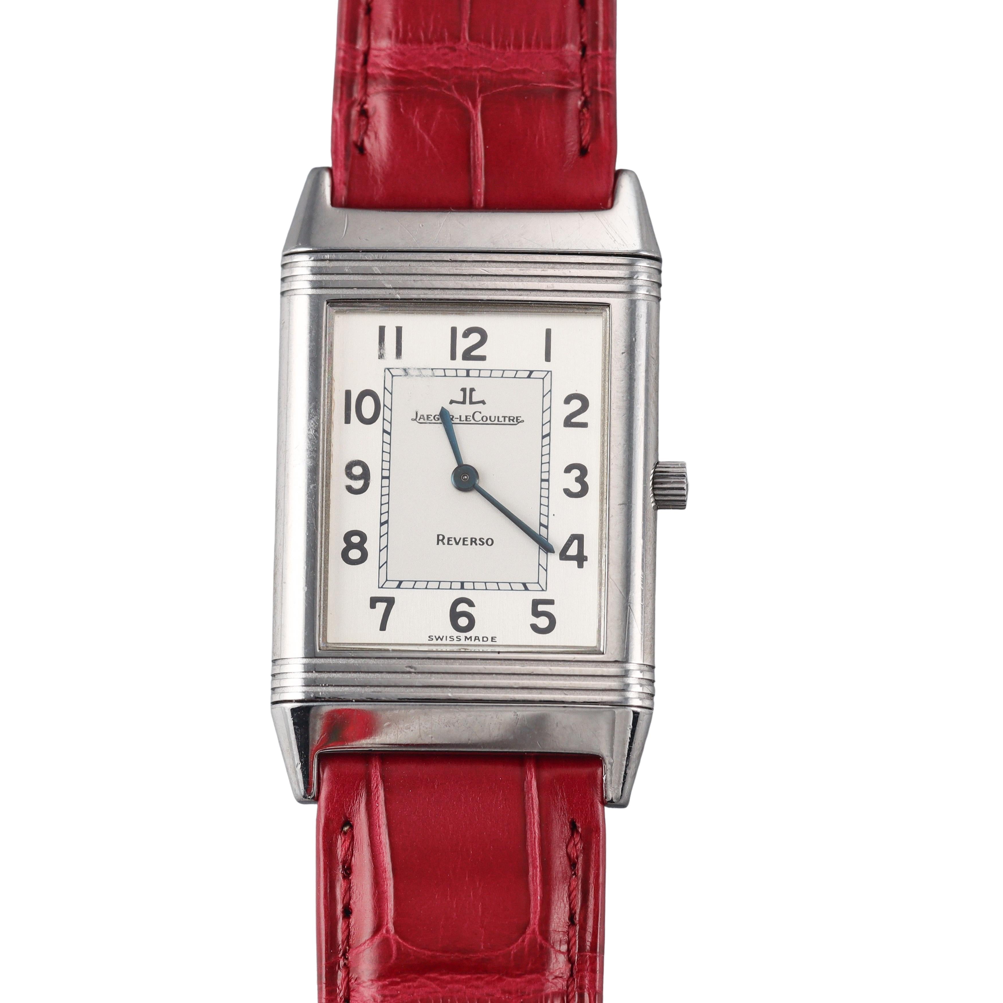 Jaeger LeCoultre Reverso Classique Manual Wind Stainless Steel Watch 250.840.862