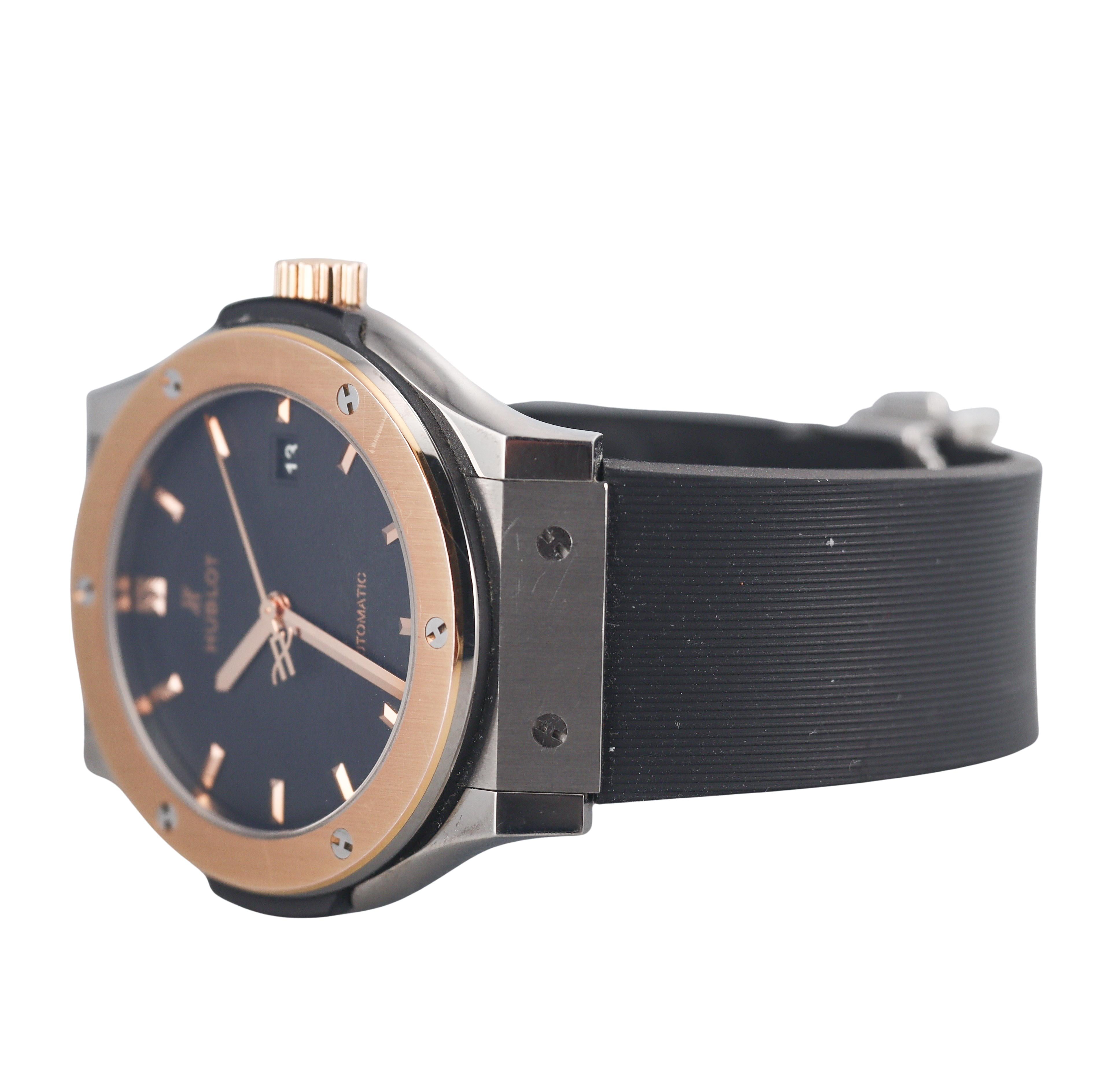 Hublot Classic Fusion Titanium King Rose Gold Automatic Watch 542.NO.1181.LR