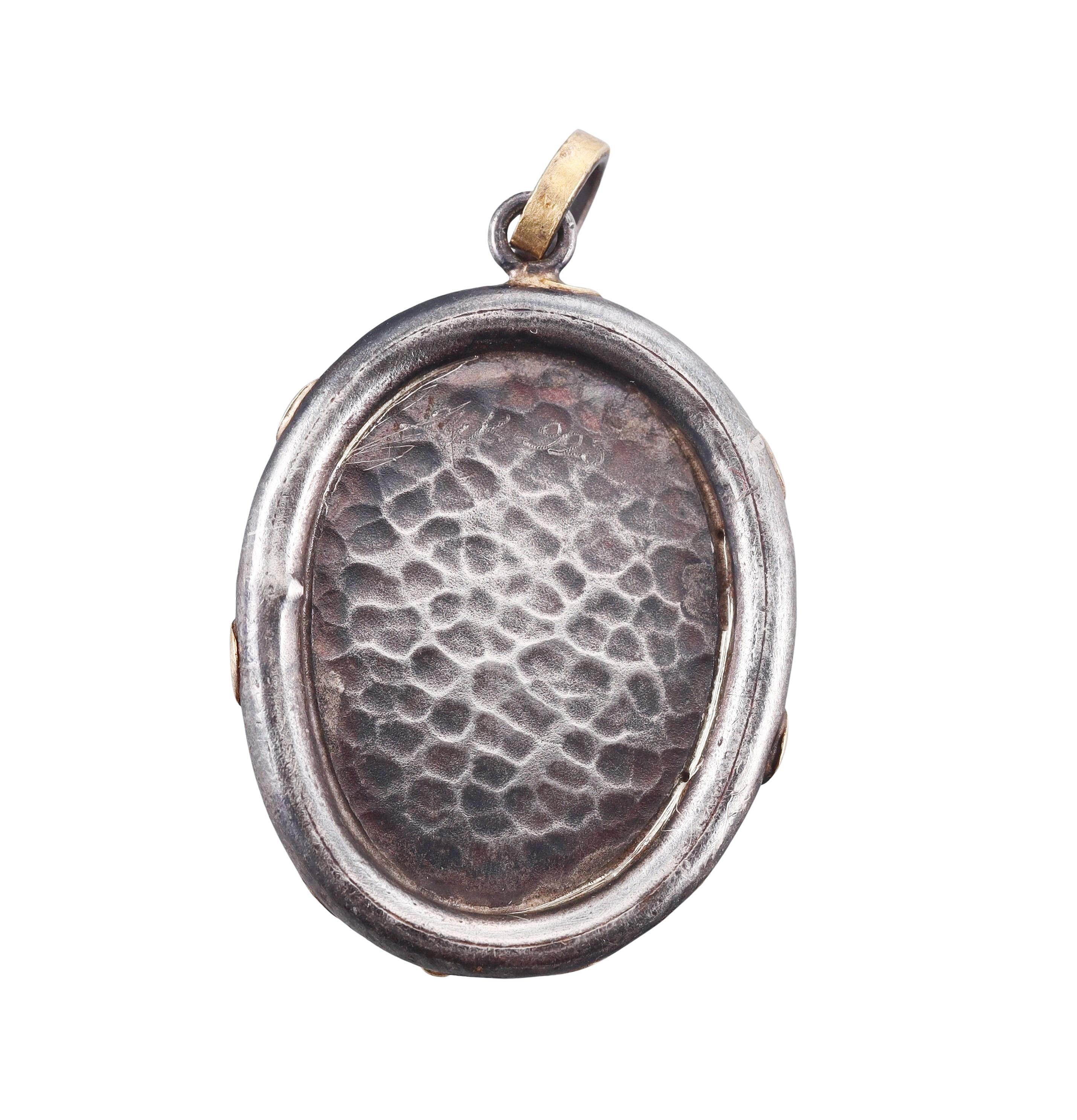 Ancient Inspired Gold Silver Diamond Athena Owl Pendant