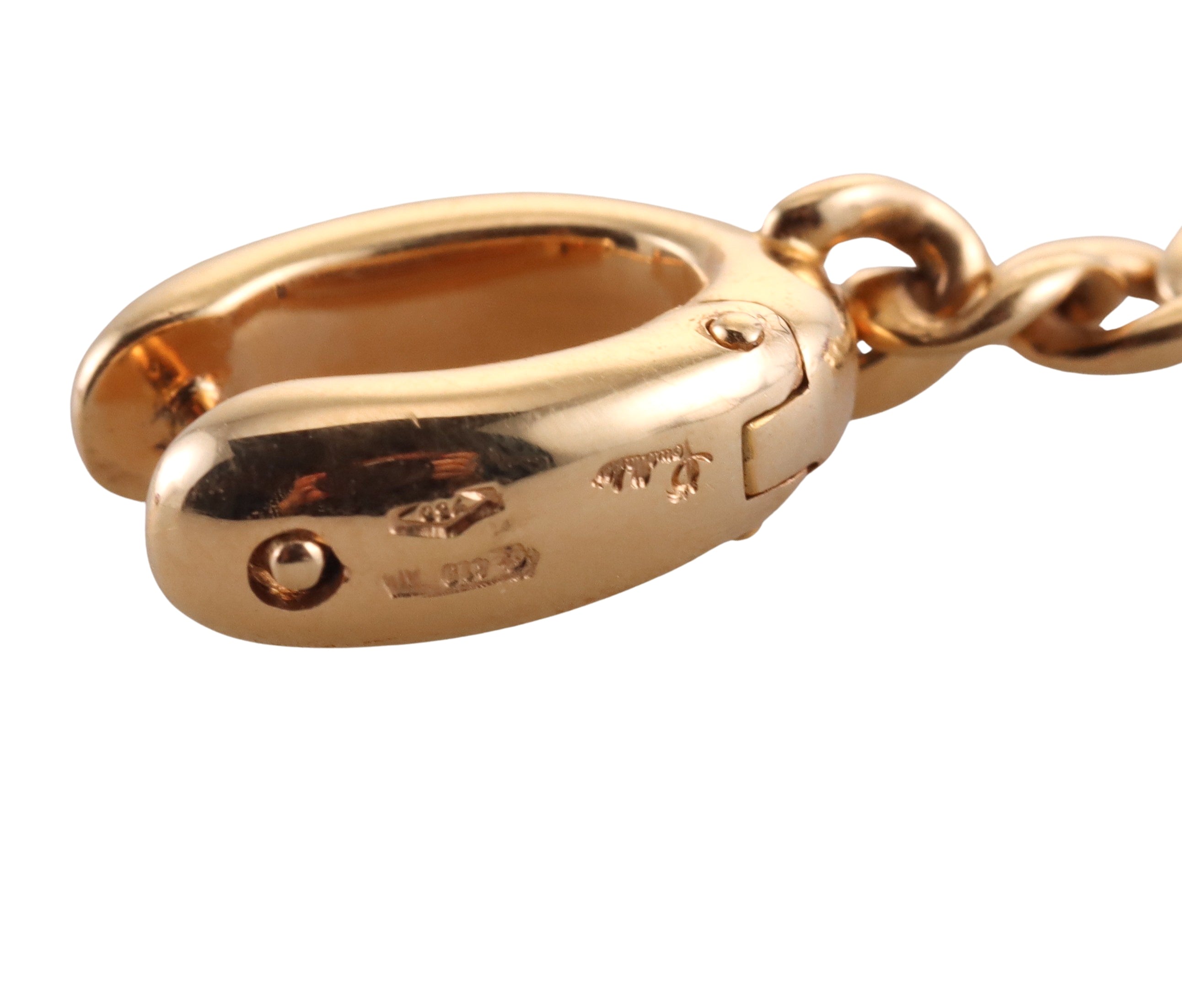 Pomellato Lola Gold Amethyst Chain Drop Earrings