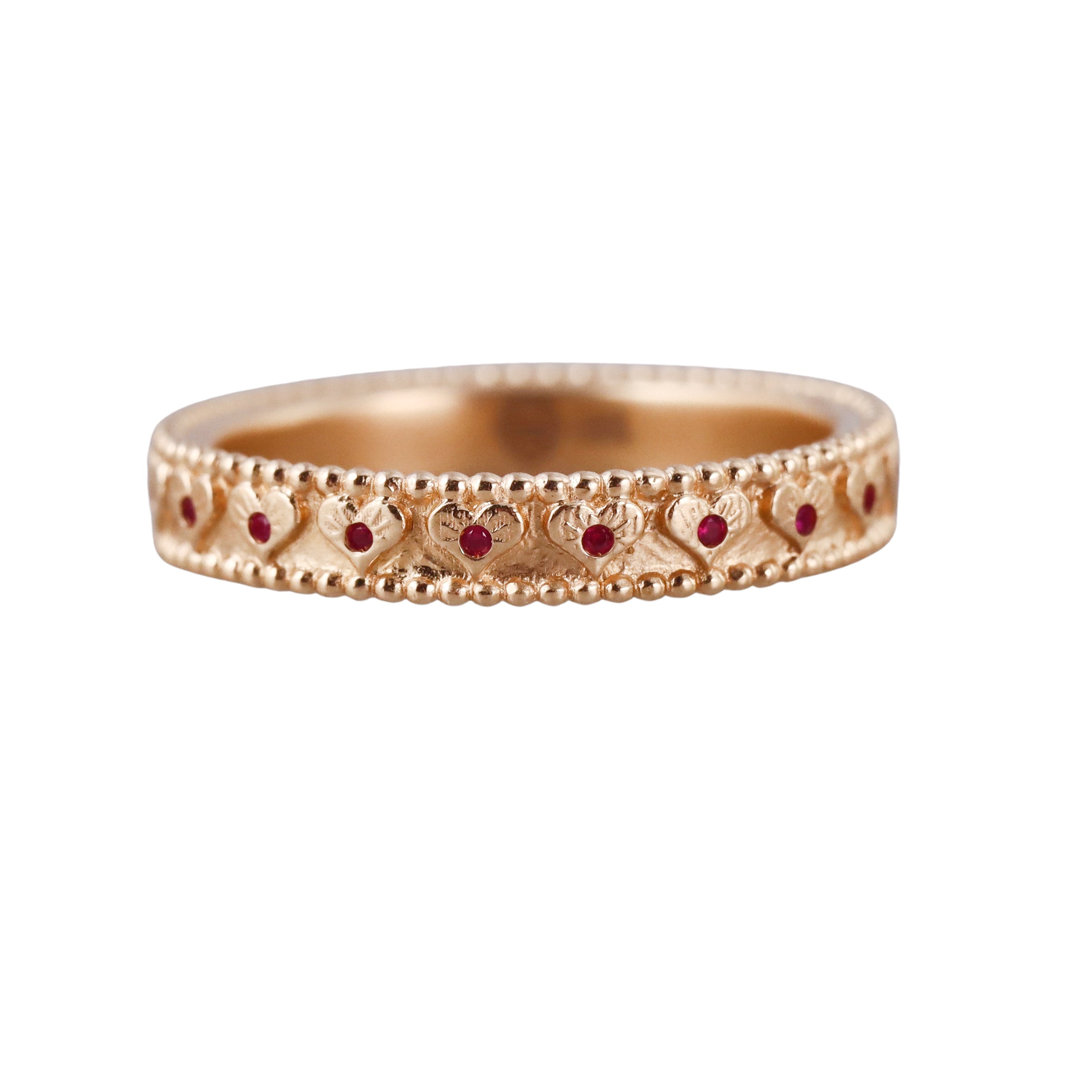 Orly Marcel Gold Ruby Band Ring