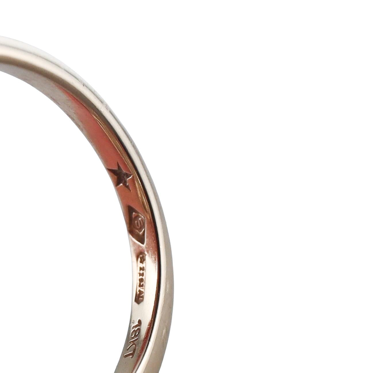 H. Stern Hera Fancy Diamond Gold Leaf Bypass Ring