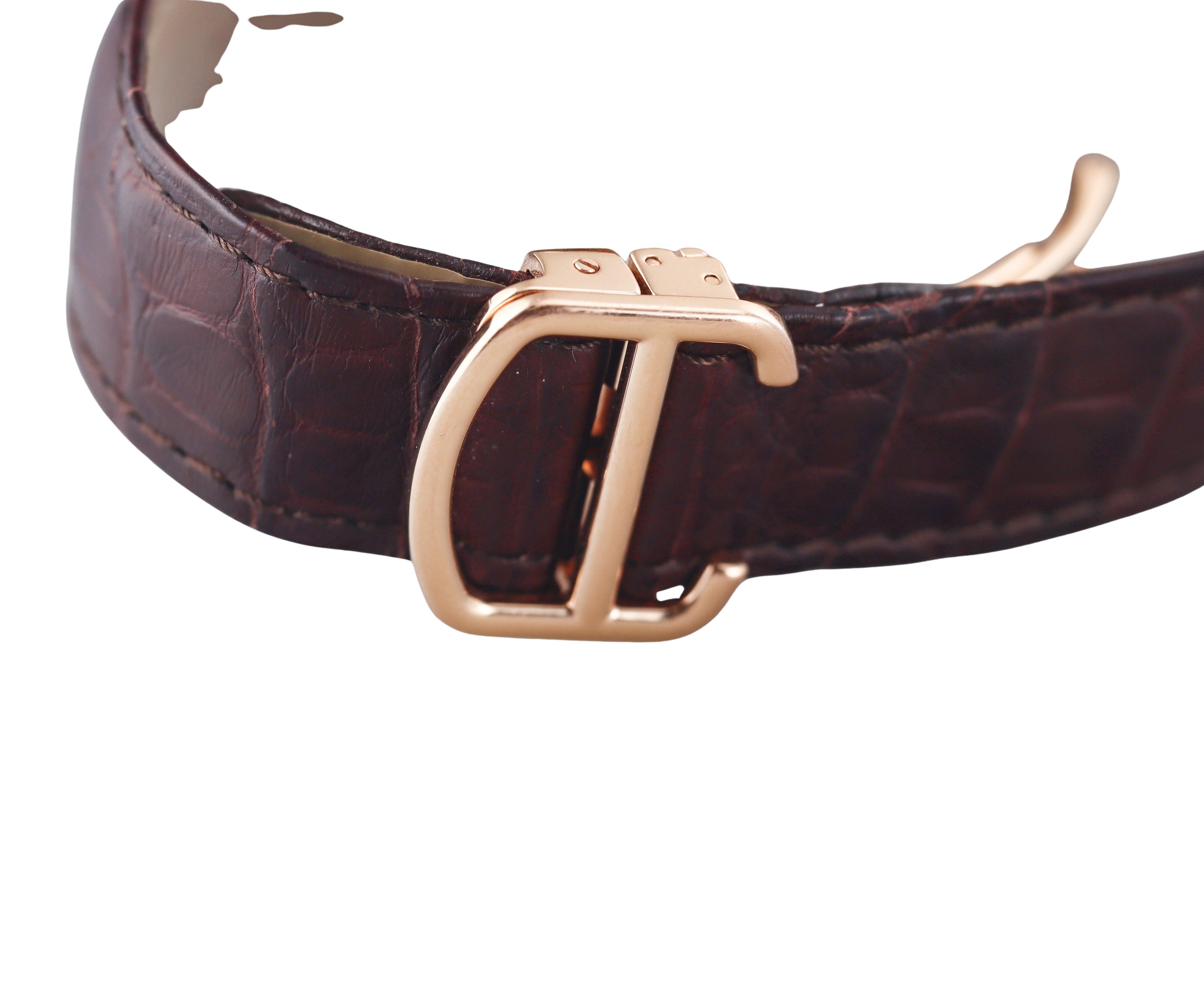 Cartier Drive De Cartier 18k Rose Gold Automatic Watch WGNM0003