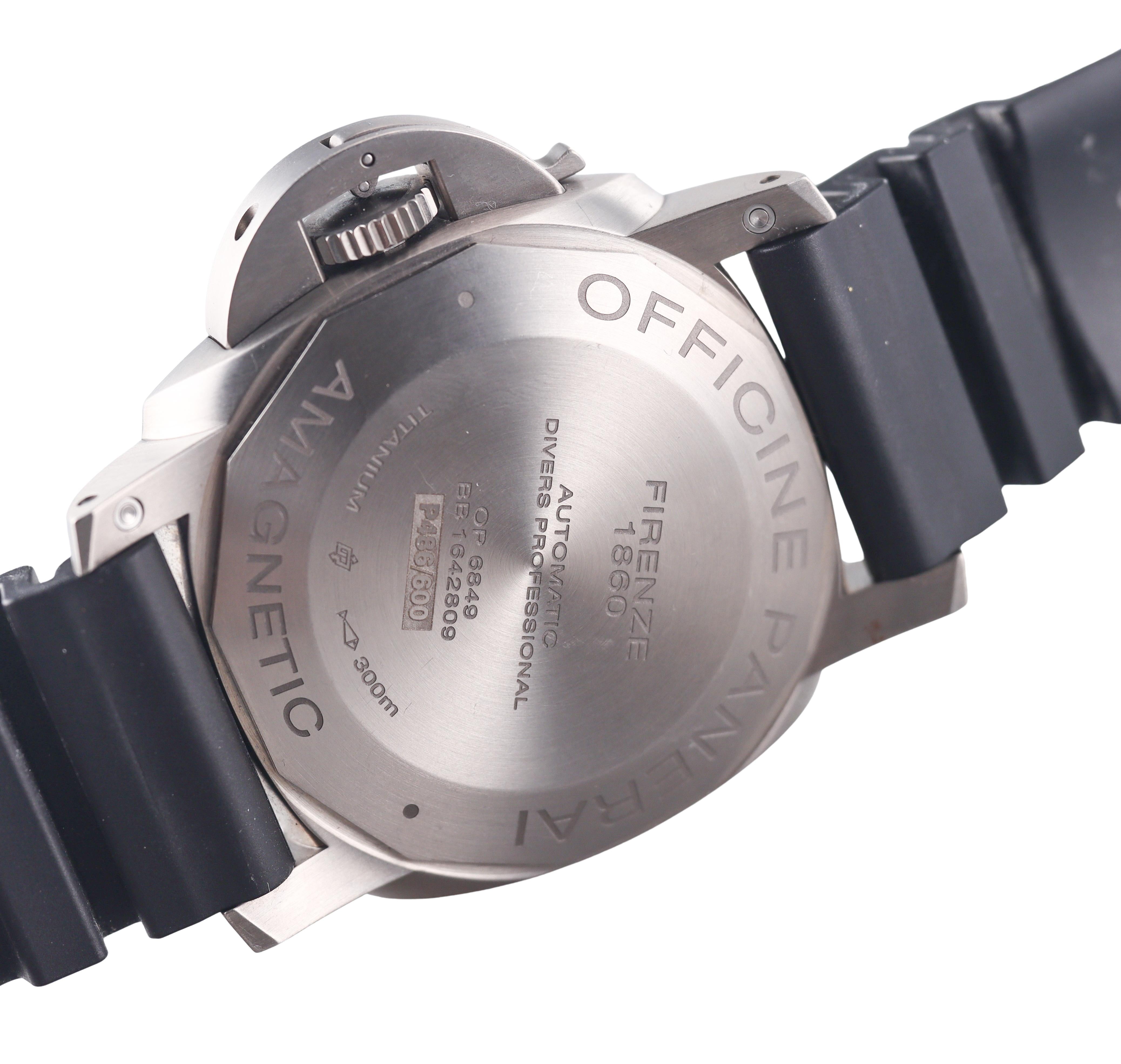 Panerai Luminor Submersible Amagnetic Titanium Watch PAM00389