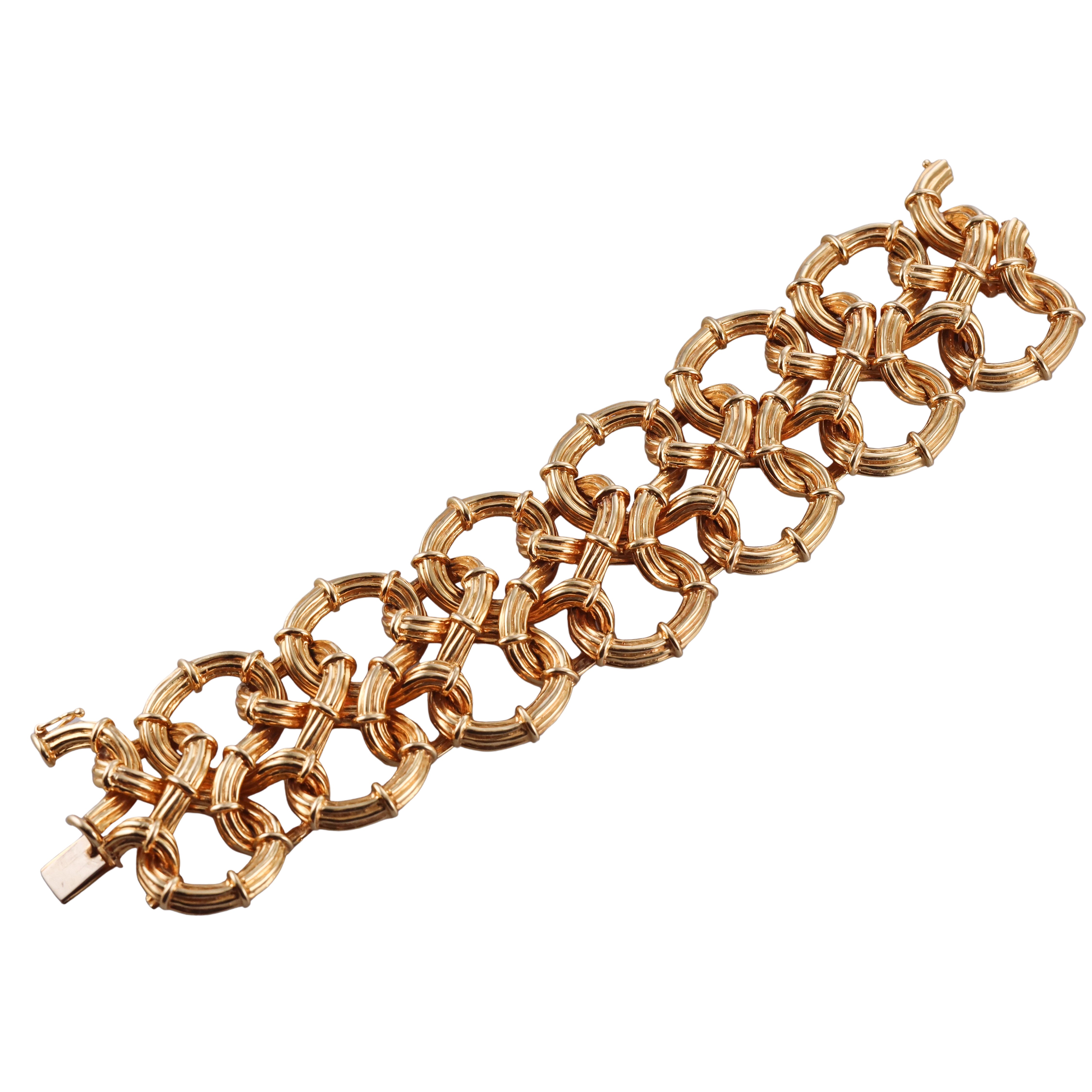 Tiffany & Co 1980s Gold Knot Bracelet
