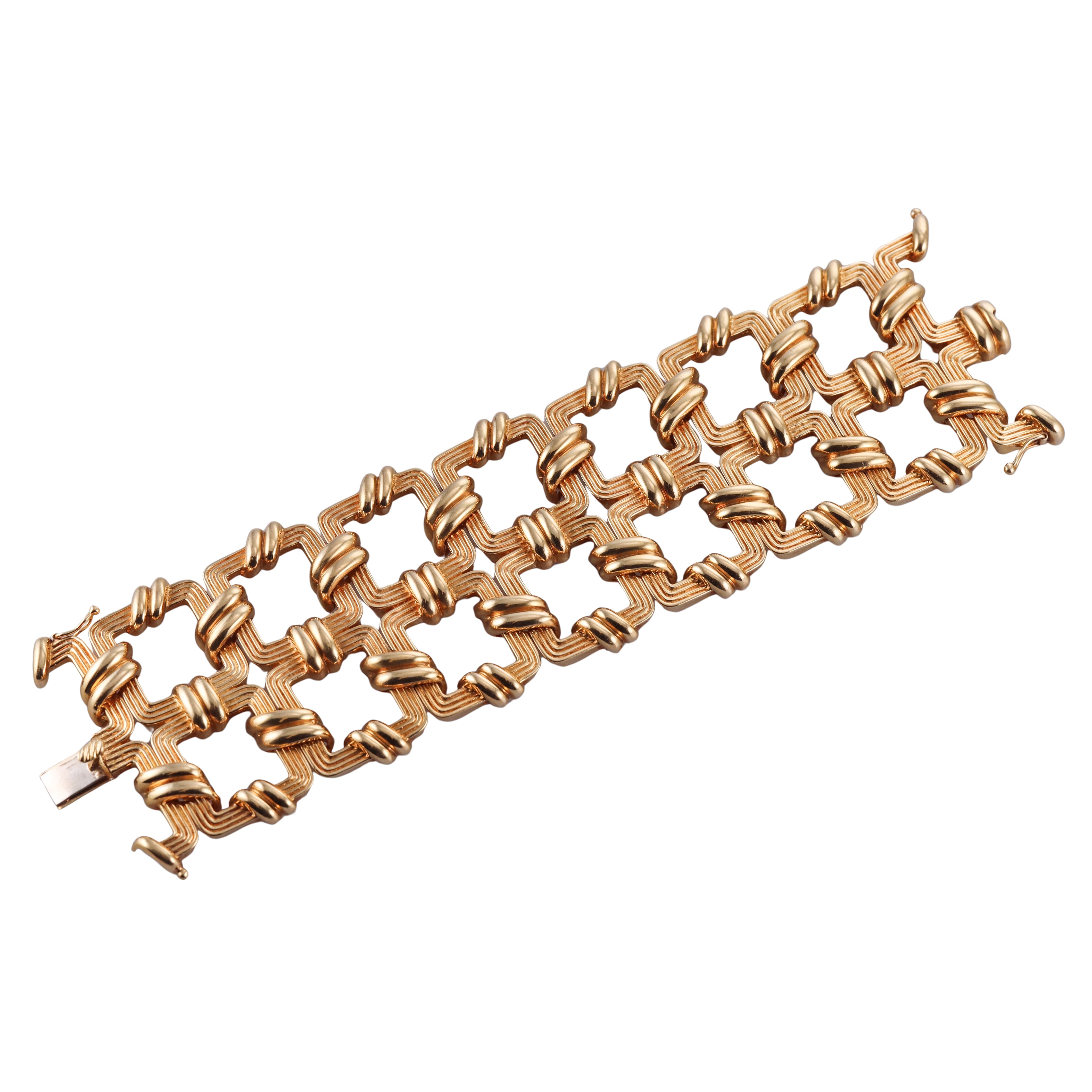1980s Vintage Tiffany & Co Gold Bracelet