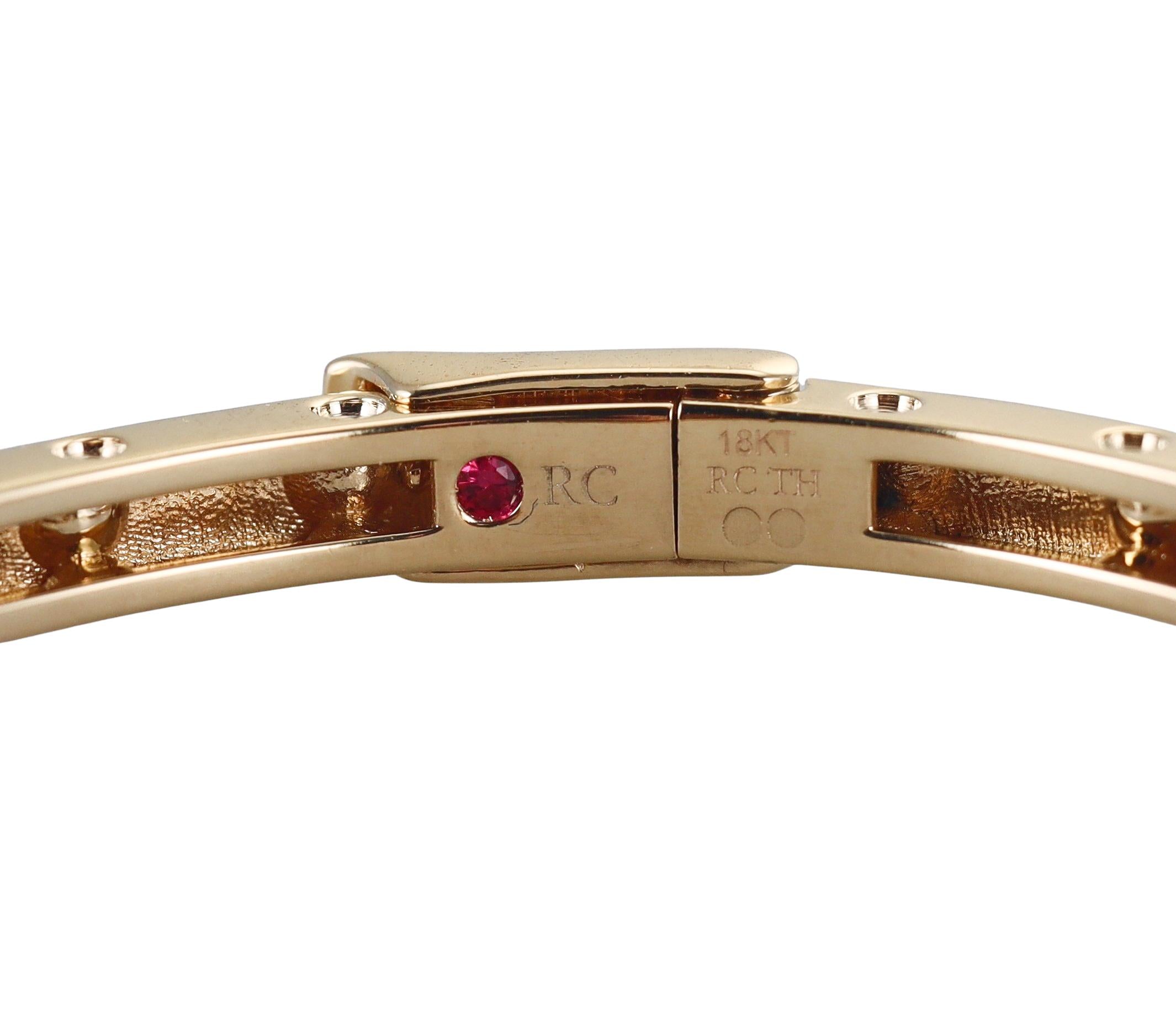 Roberto Coin Symphony Dotted Yellow Gold Bracelet