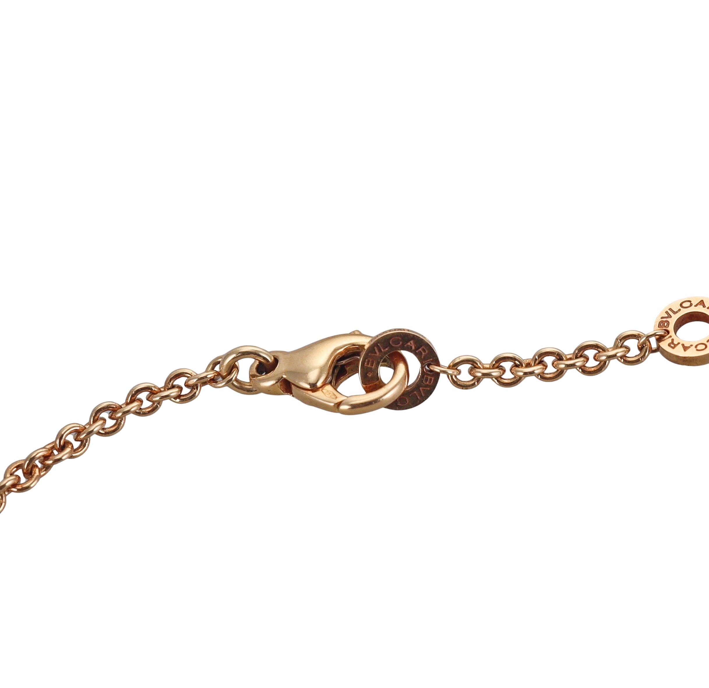 Bulgari Cicladi Yellow Gold Large Pendant Necklace