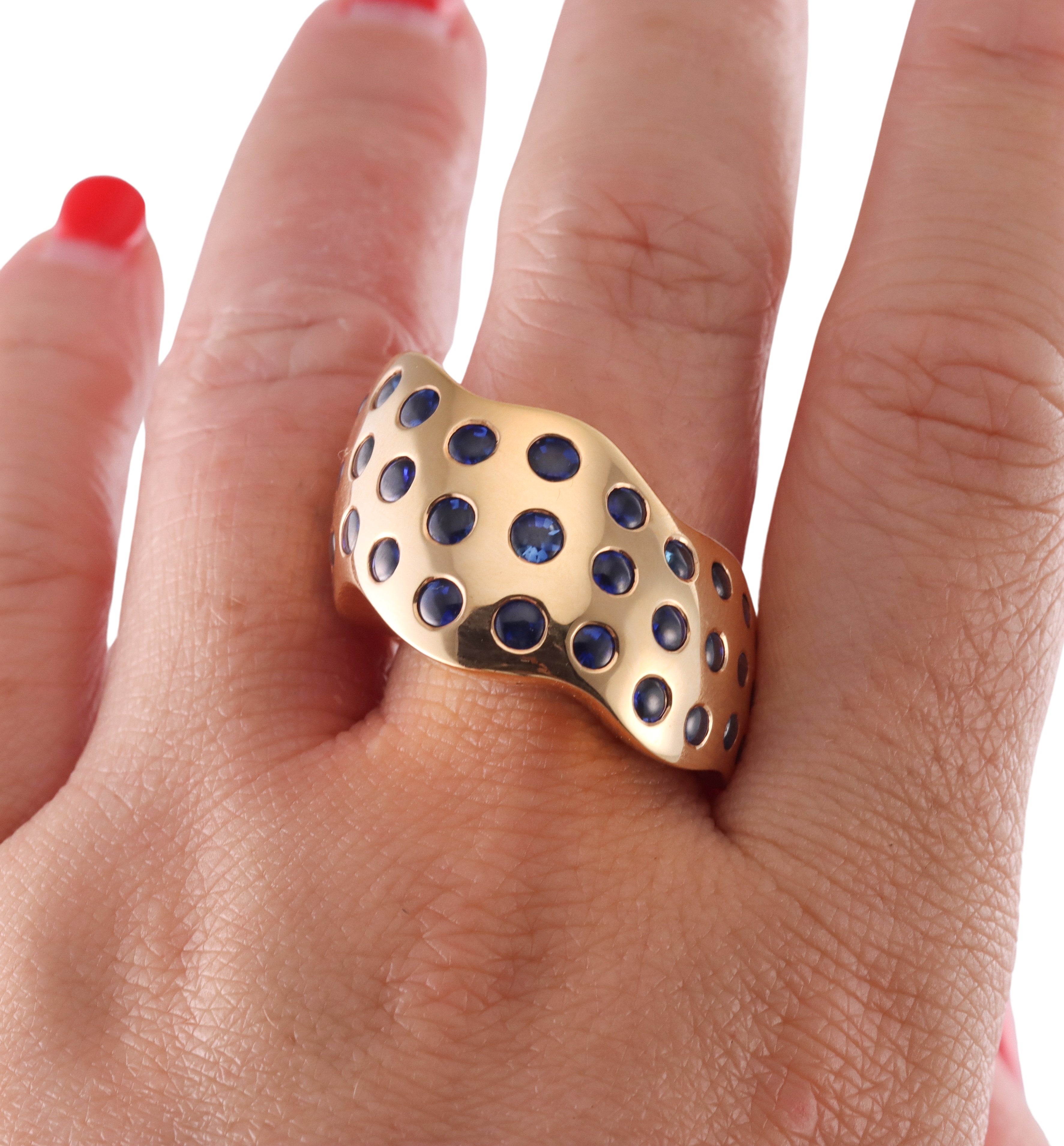 Vhernier Sapphire Gold Ring
