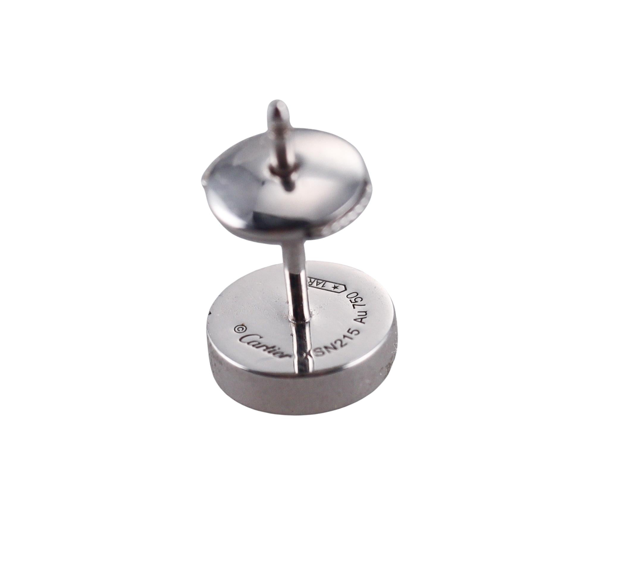 Cartier Love White Gold Stud Earrings
