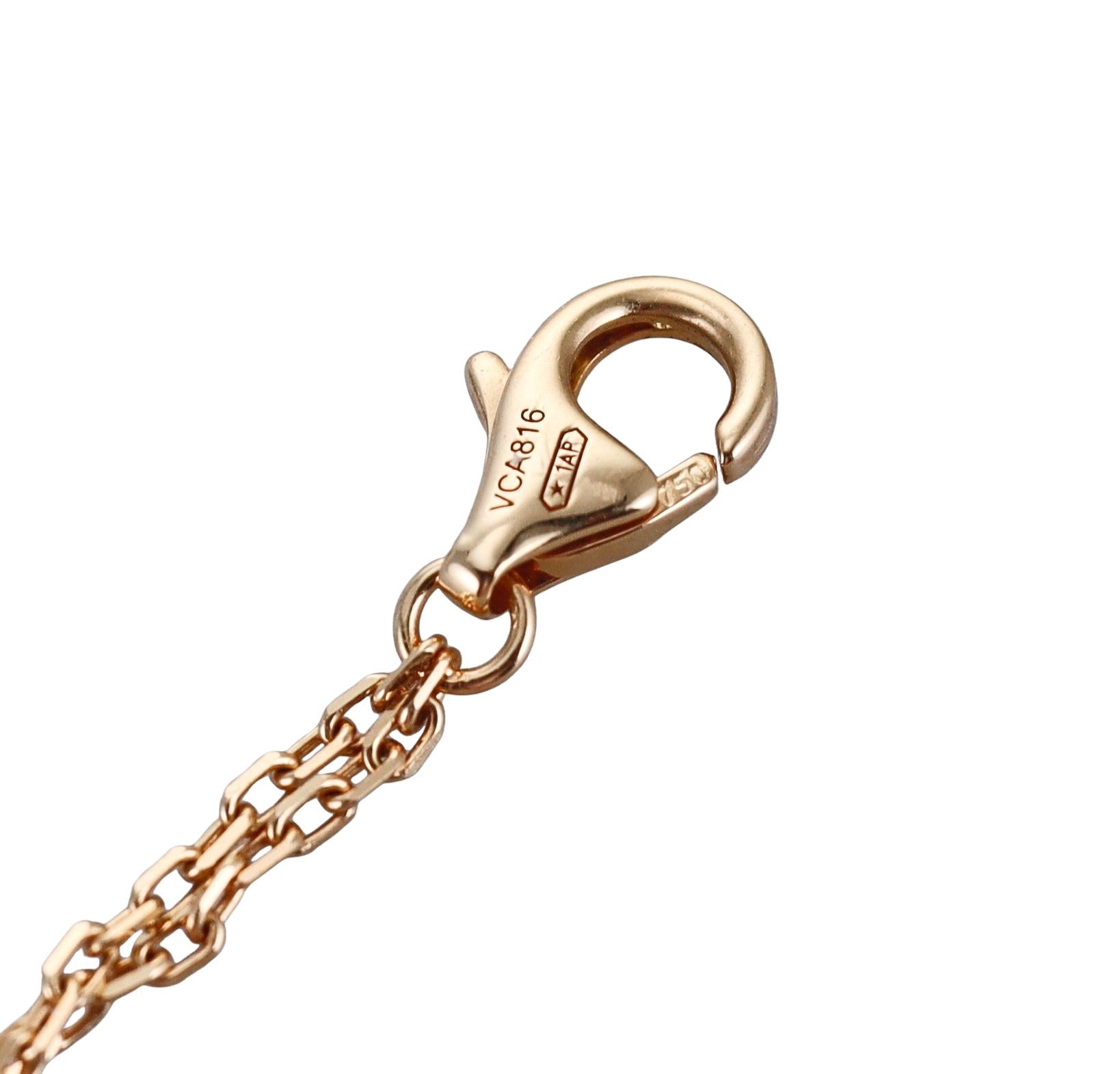 Cartier Love Diamond Yellow Gold Chain Circle Bracelet