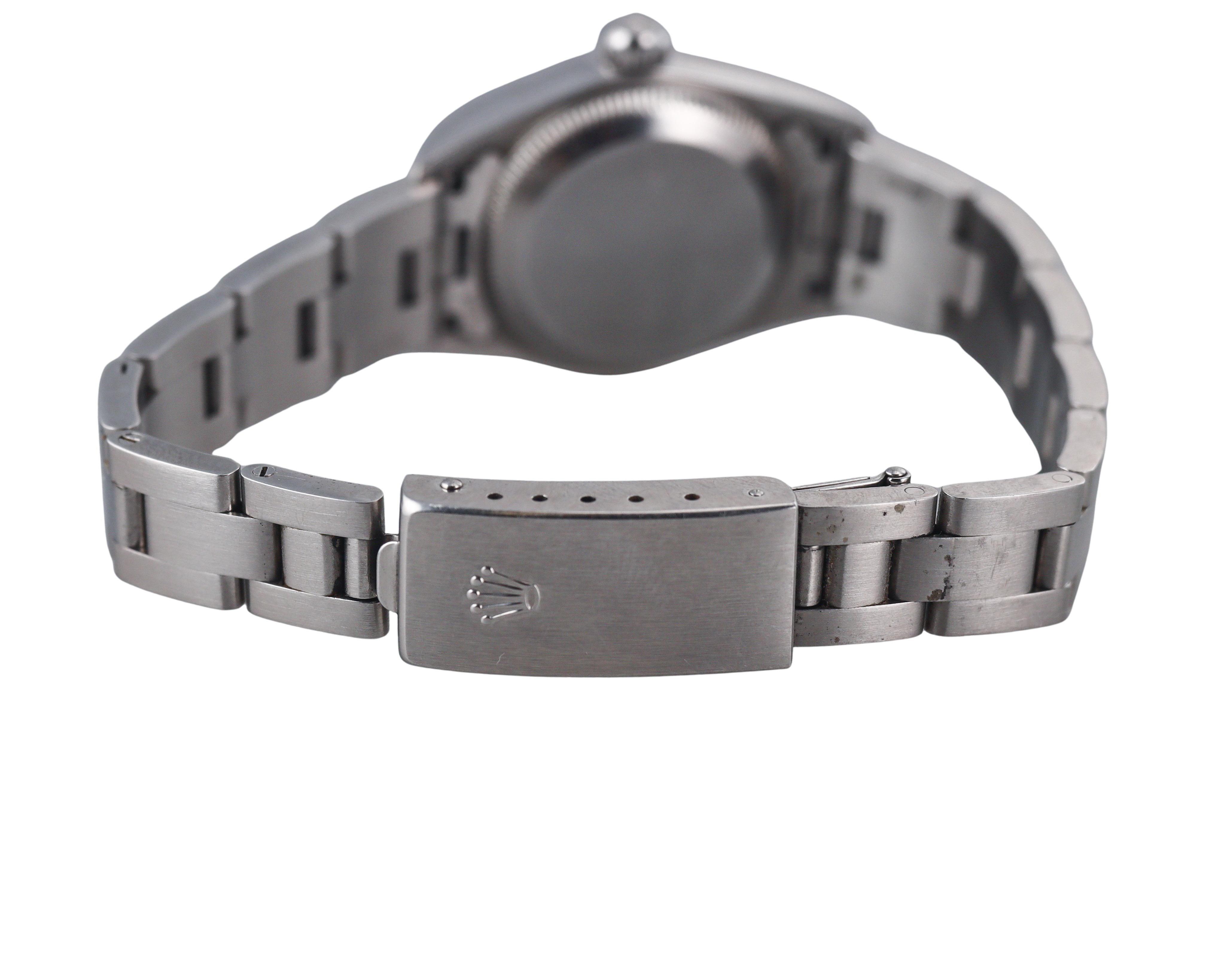 Rolex Oyster Perpetual Stainless Steel Ladies 24mm Watch 76080