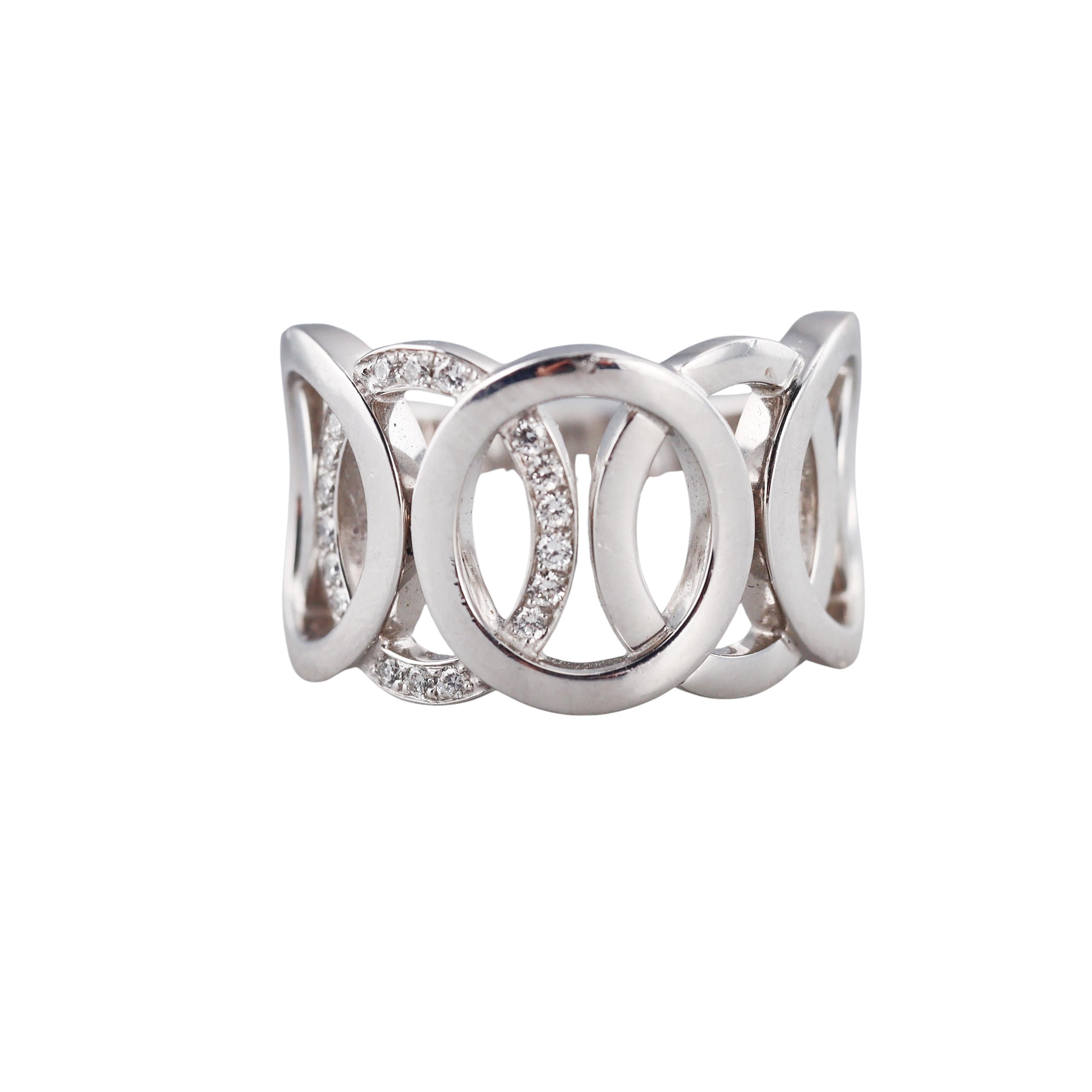 Audemars Piguet Millenary Diamond Gold Ring