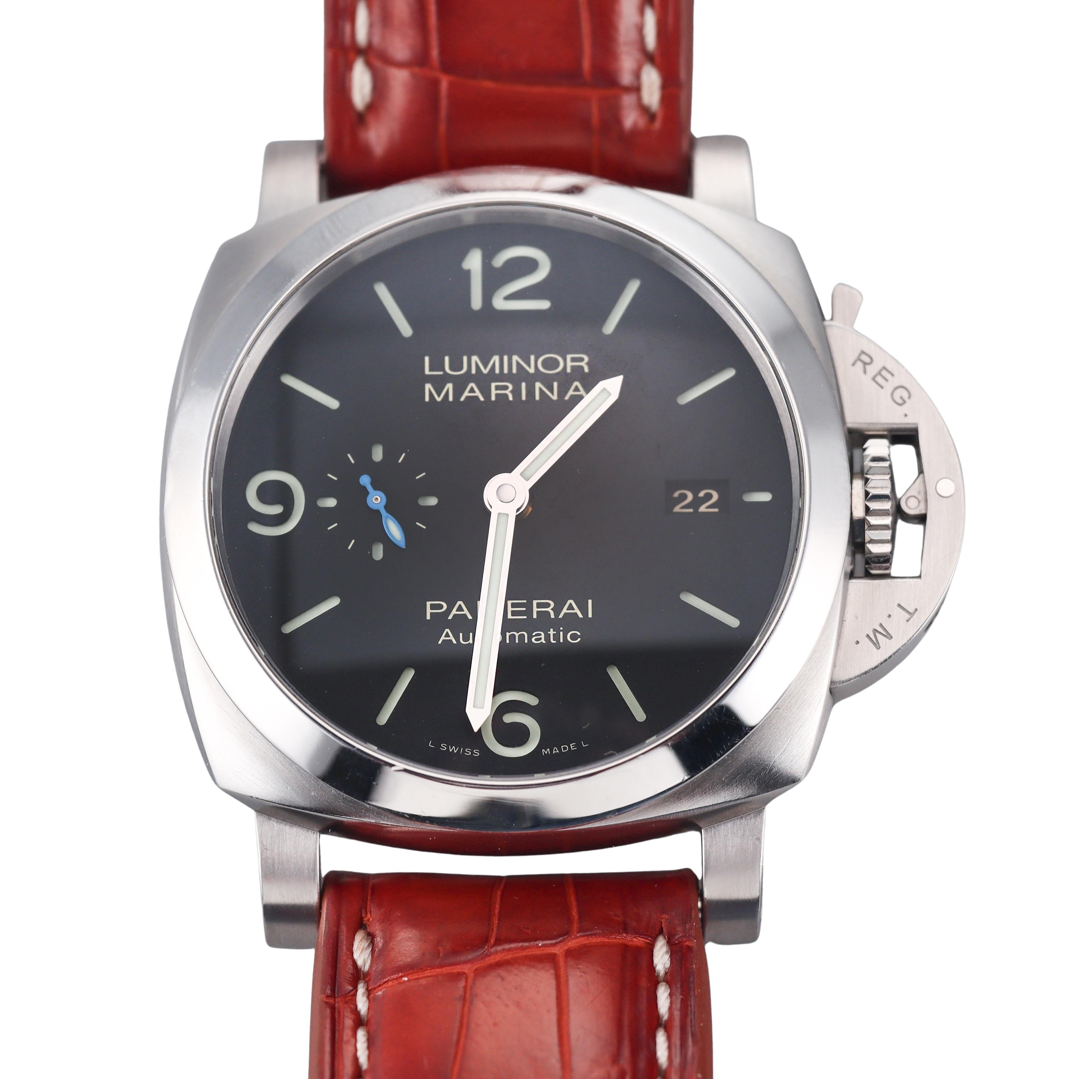 Panerai Luminor Marina 44mm Automatic Steel Watch PAM01312