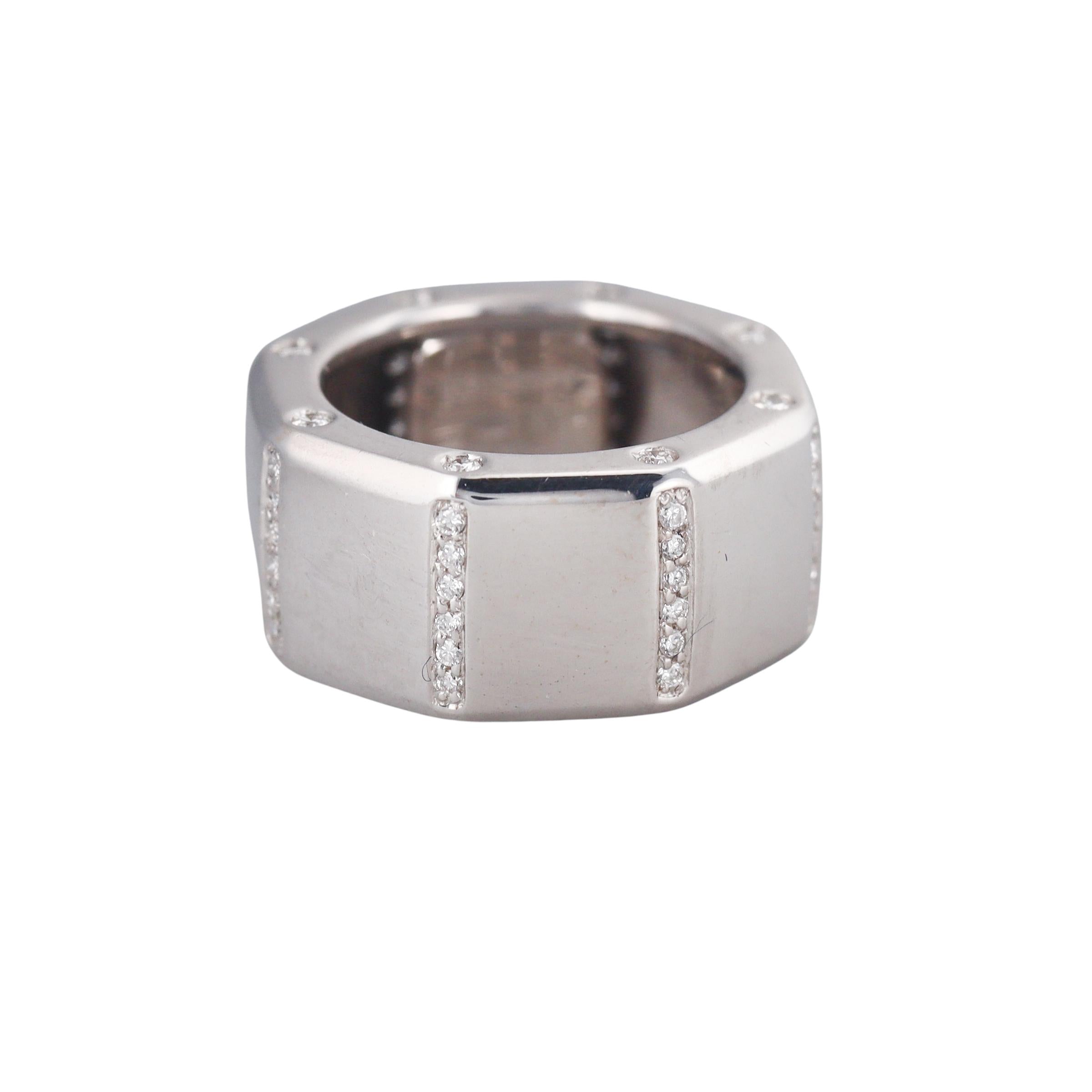 Audemars Piguet Diamond Gold Royal Oak Ring