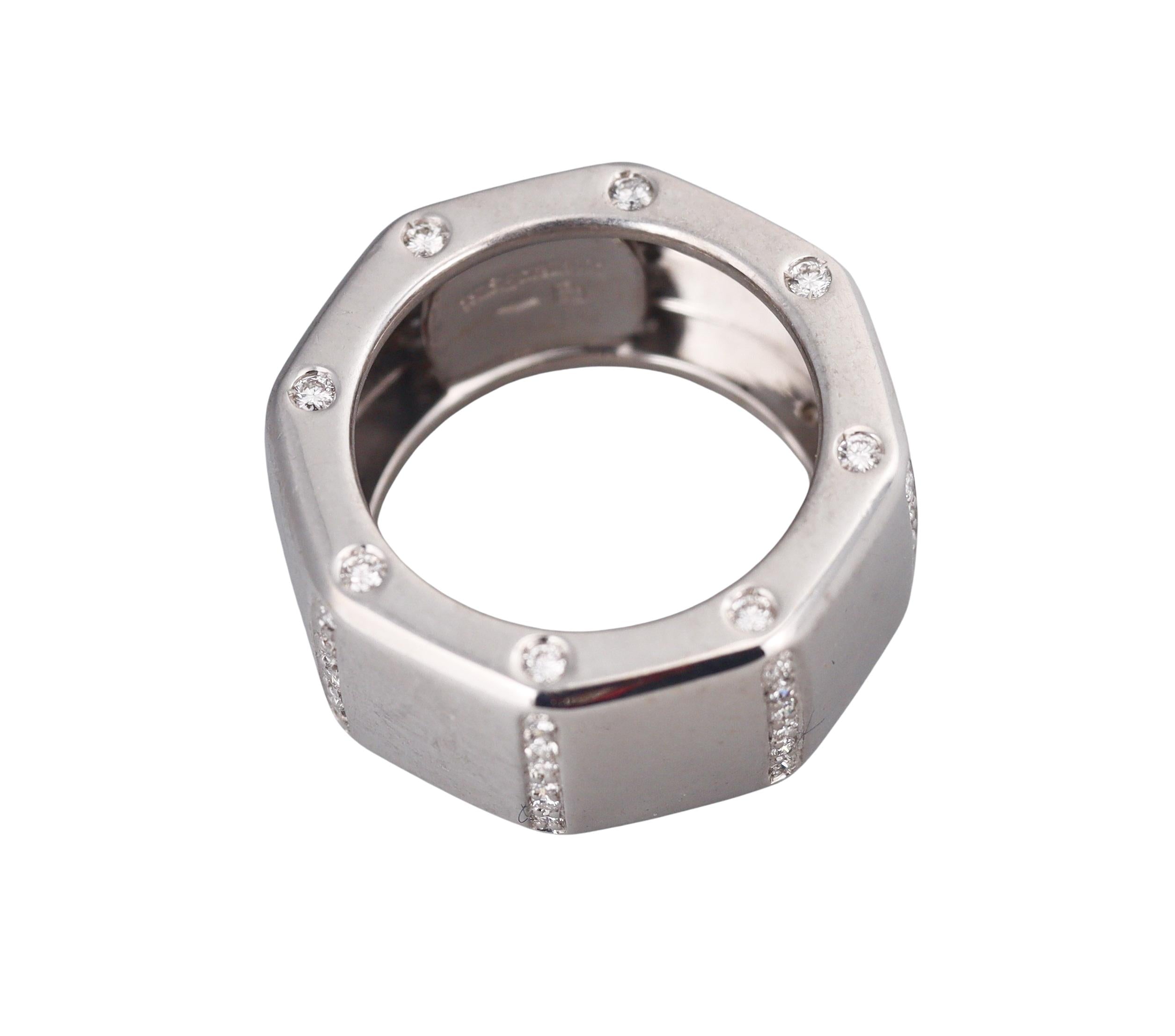 Audemars Piguet Diamond Gold Royal Oak Ring