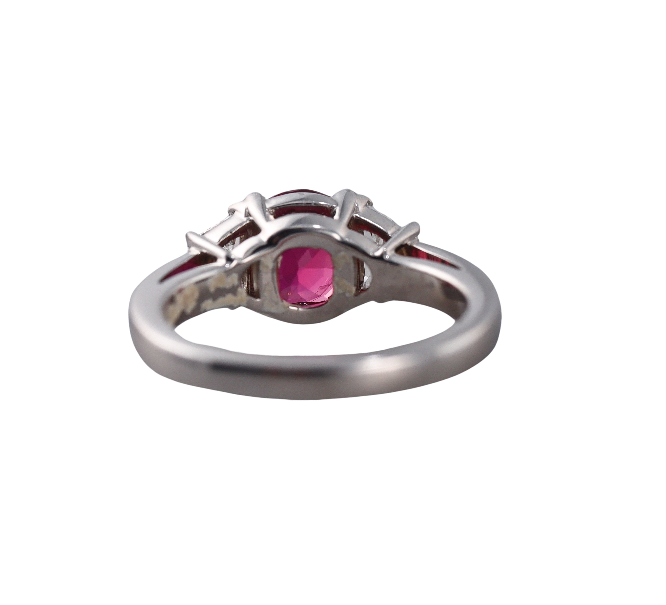 2.07ct Ruby Diamond Gold Ring