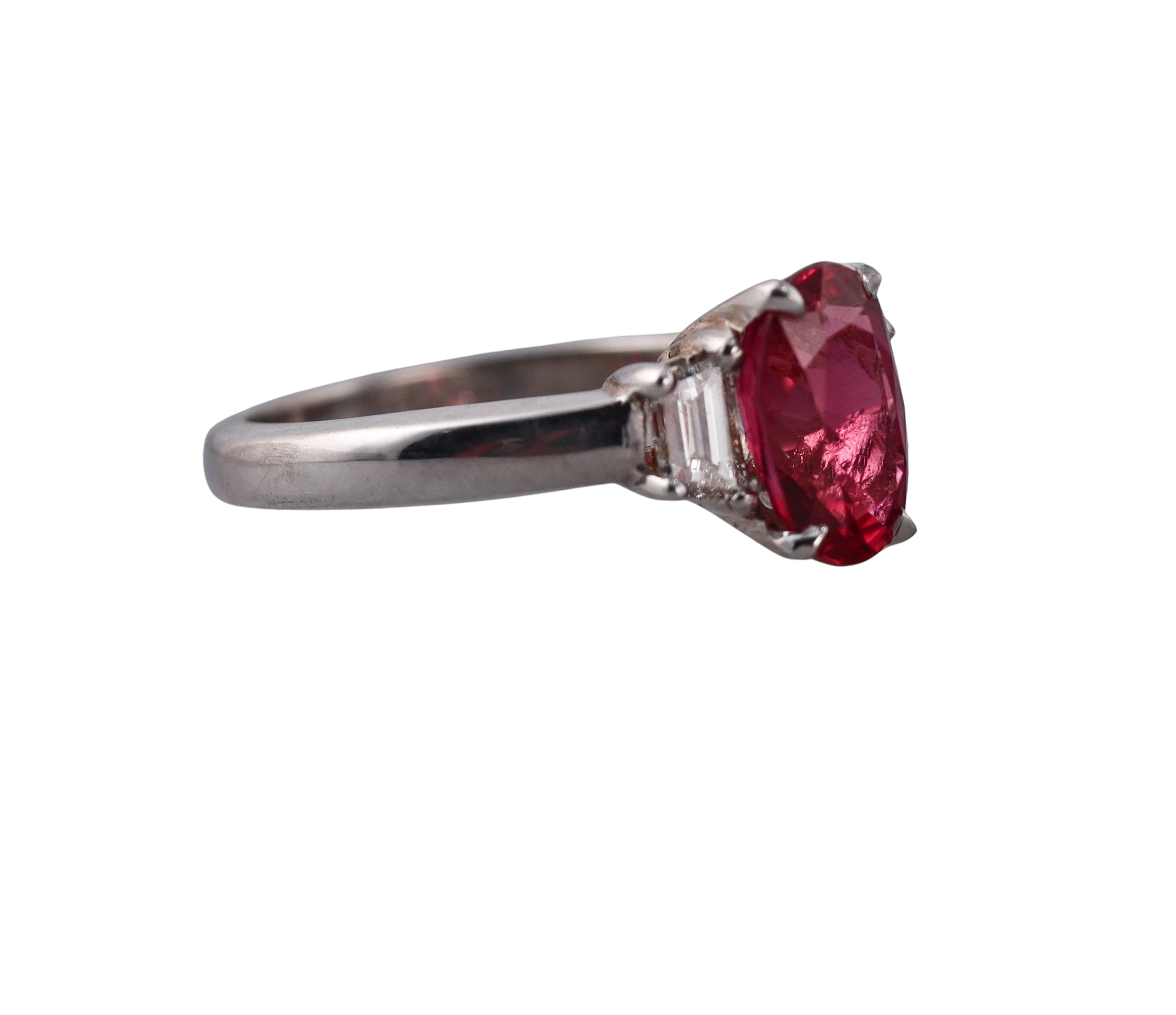 2.14ct Ruby Diamond Gold Ring