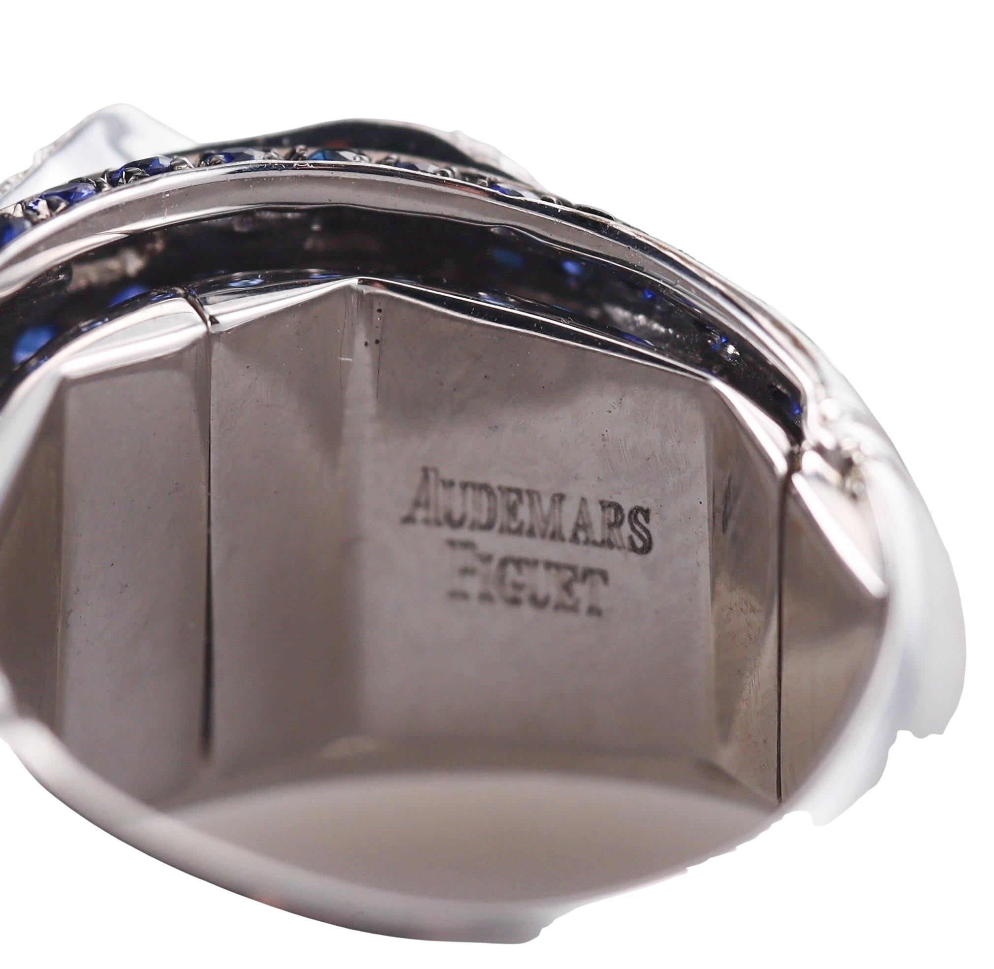 Audemars Piguet Sapphire Diamond Gold Ring