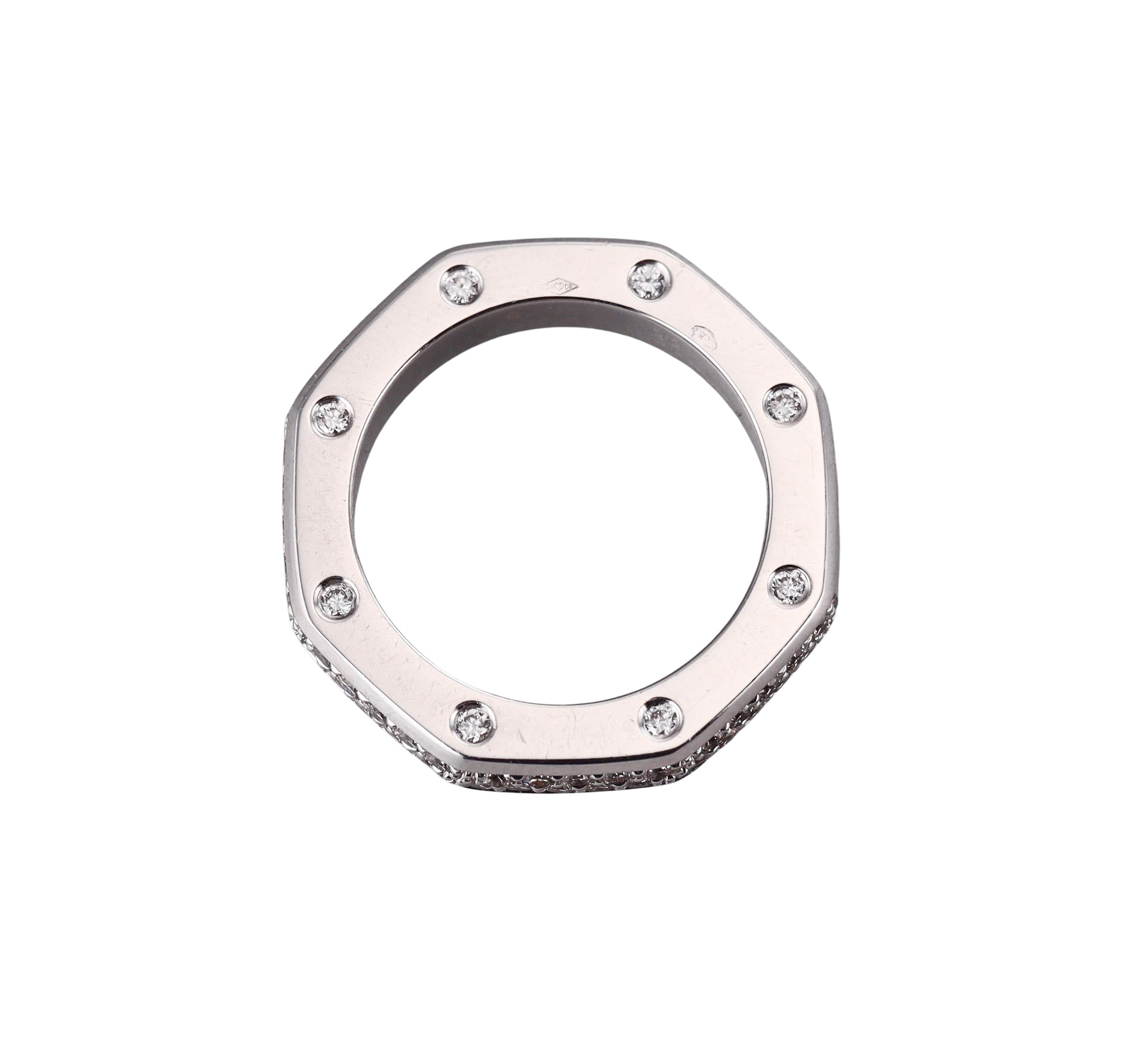 Audemars Piguet Diamond Gold Royal Oak Ring