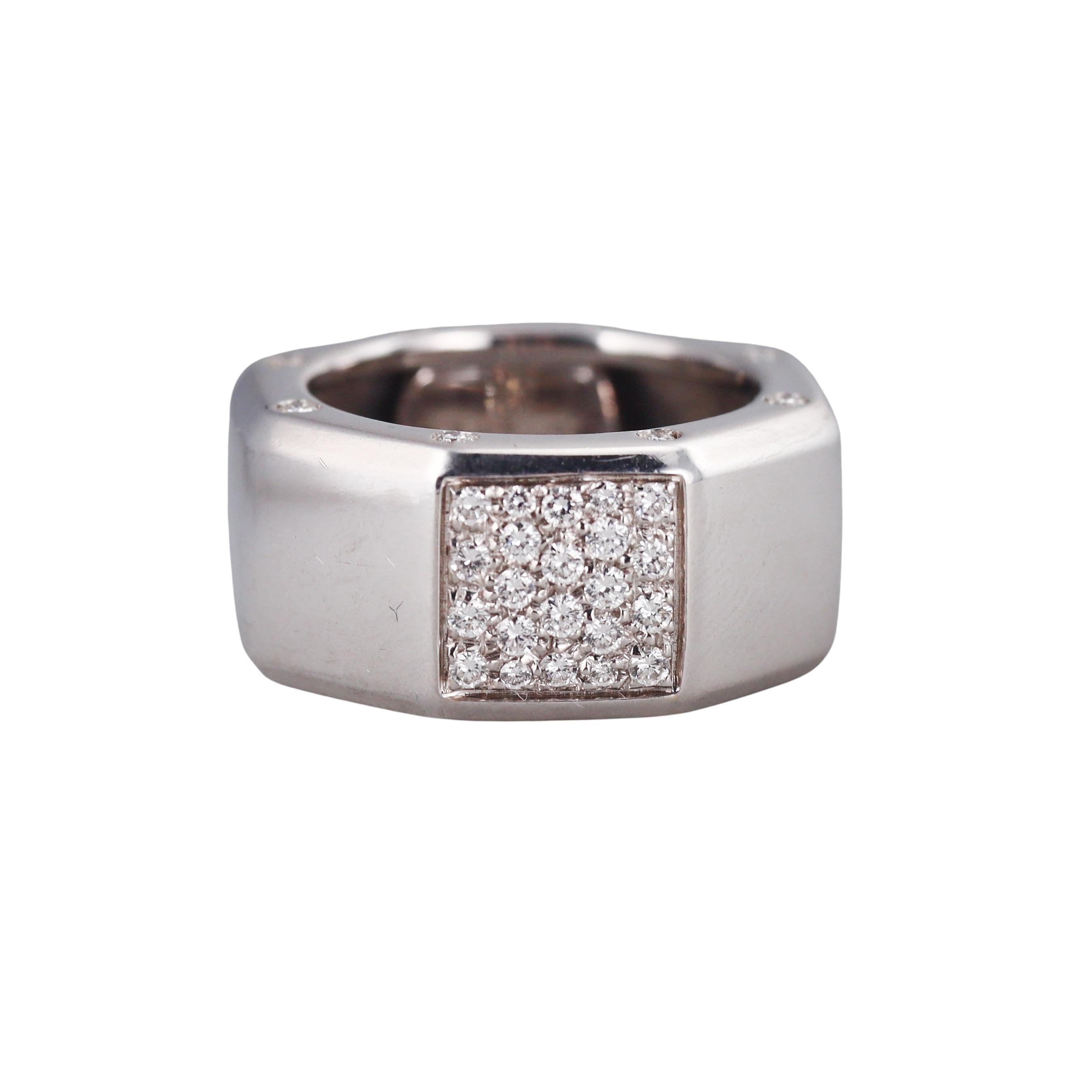 Audemars Piguet Diamond Gold Royal Oak Ring