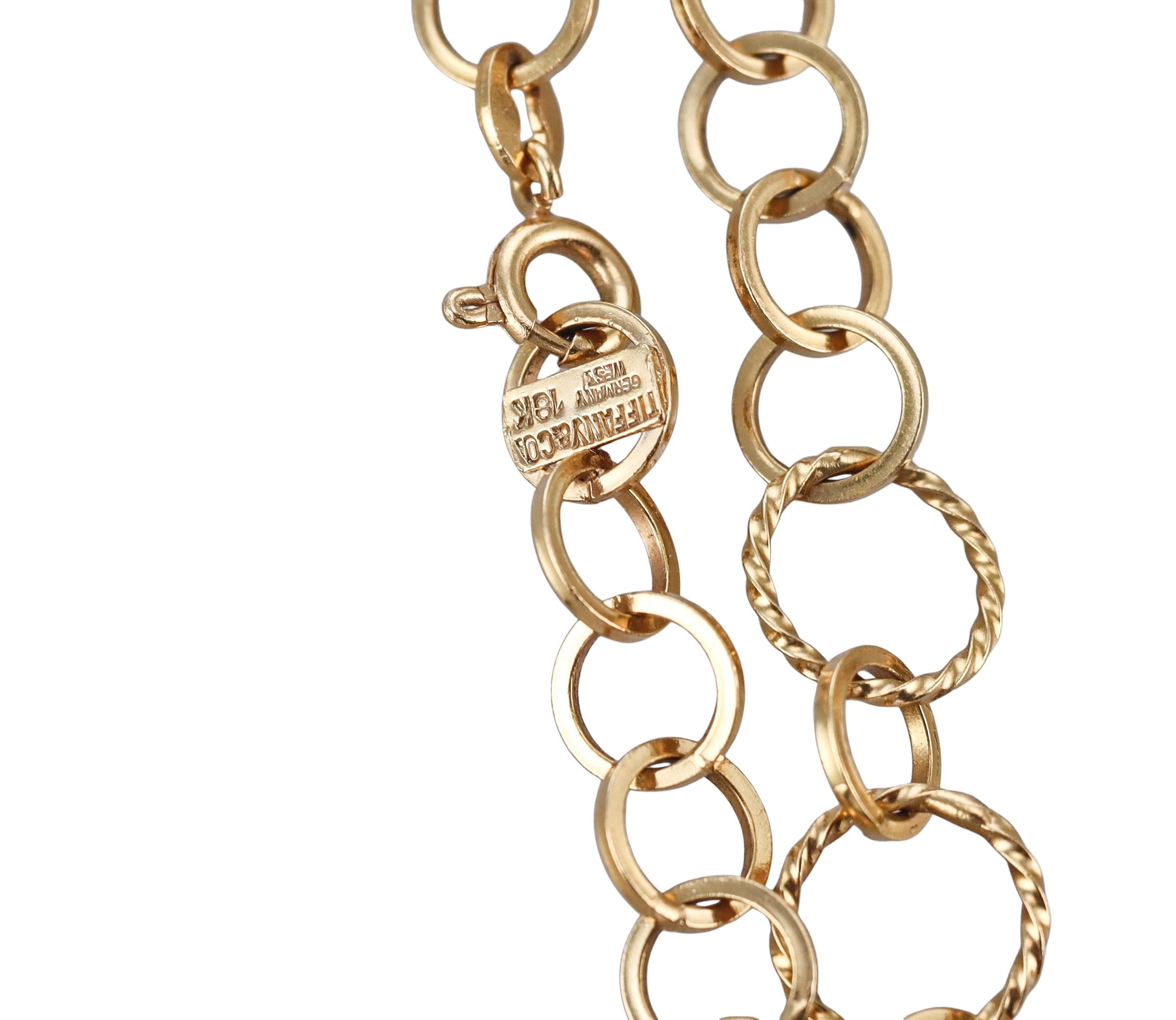Vintage Tiffany & Co Yellow Gold Chain Link Necklace
