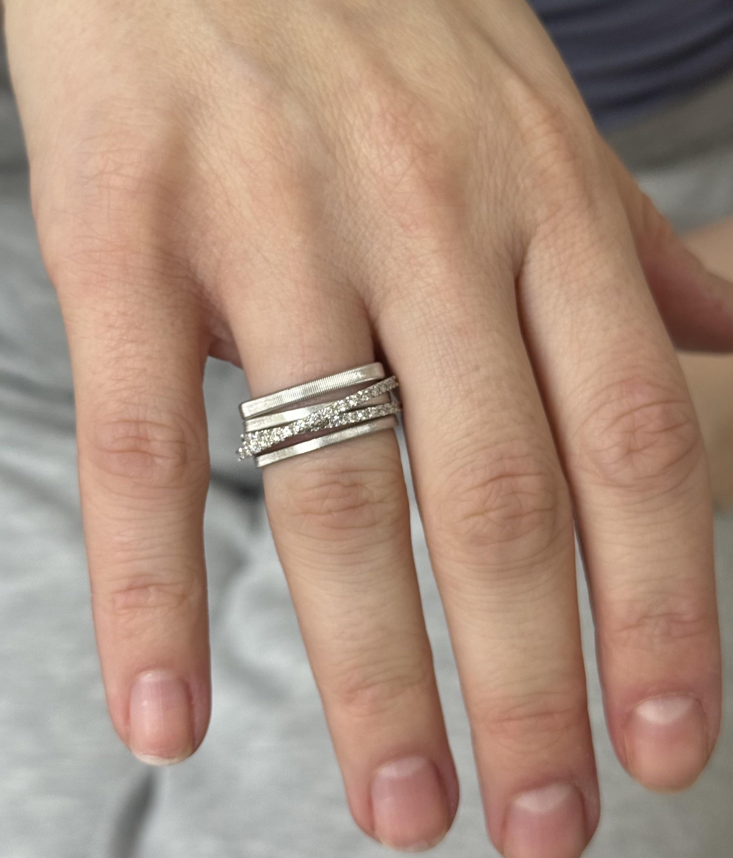 Marco Bicego Goa White Gold Diamond Ring