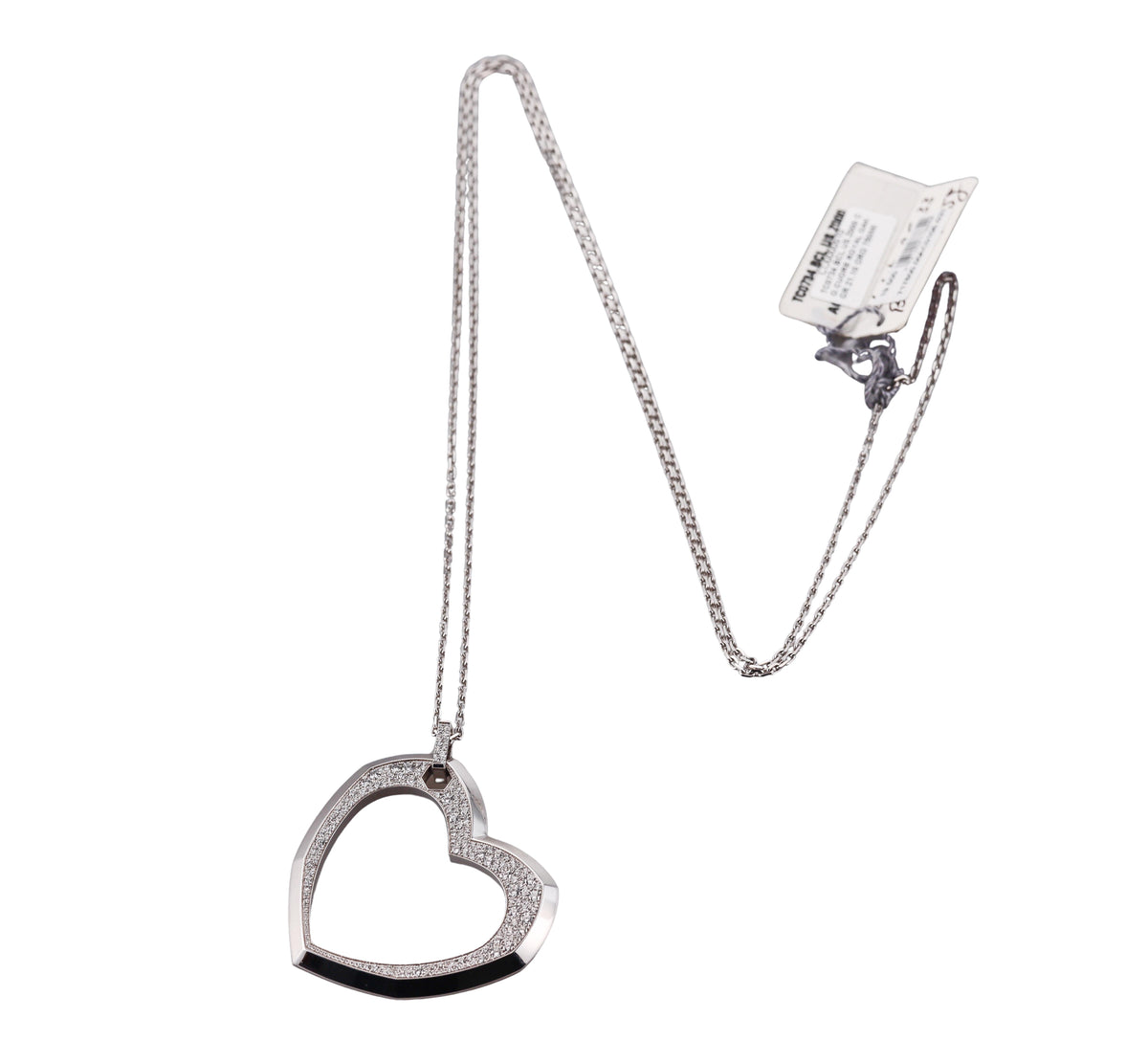 Audemars Piguet Royal Oak Heart Diamond Gold Pendant Necklace