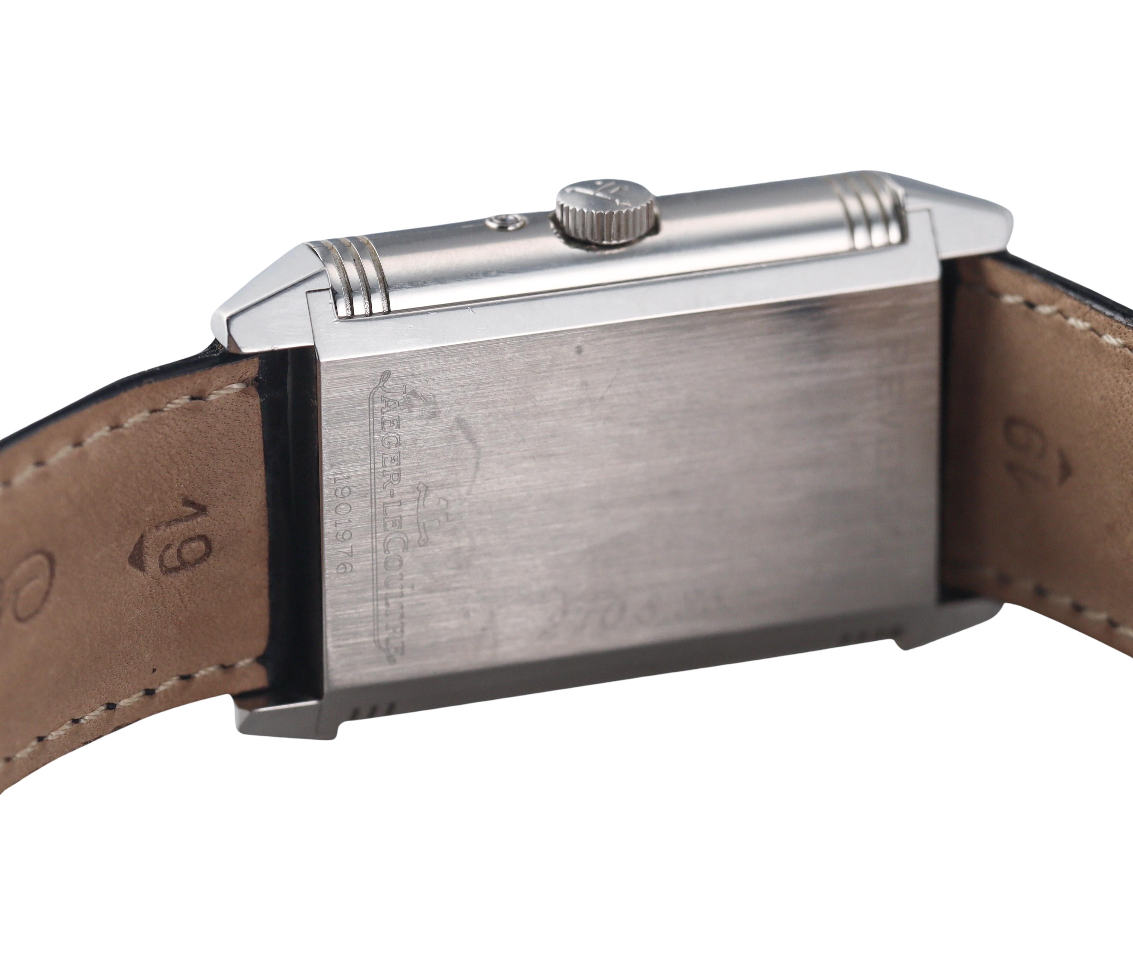 Jaeger LeCoultre Reverso Grande Taile Calendar Watch 270.8.36