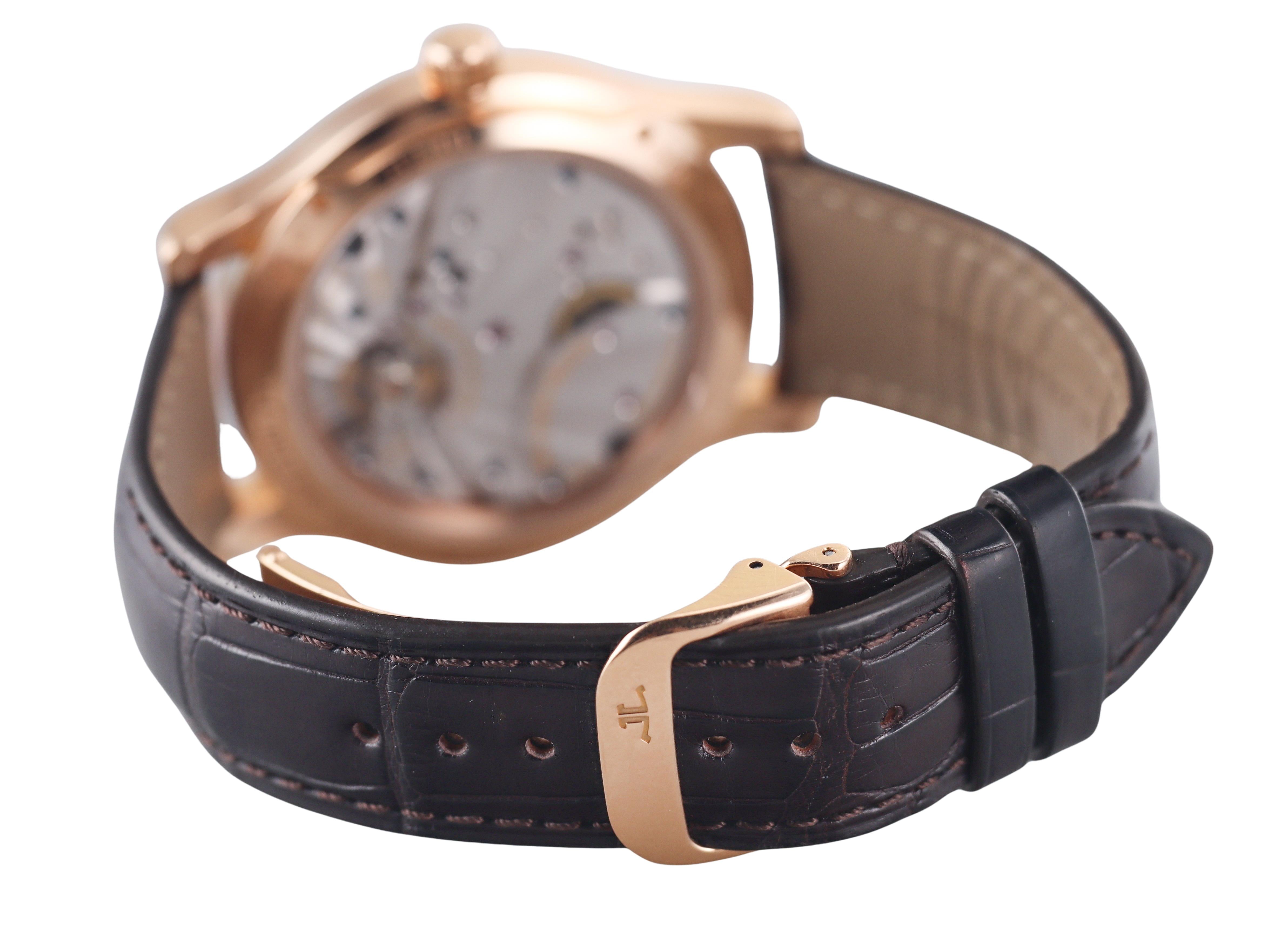 Jaeger LeCoultre Rose Gold Master Compressor Eight Days Automatic Watch Q1602420