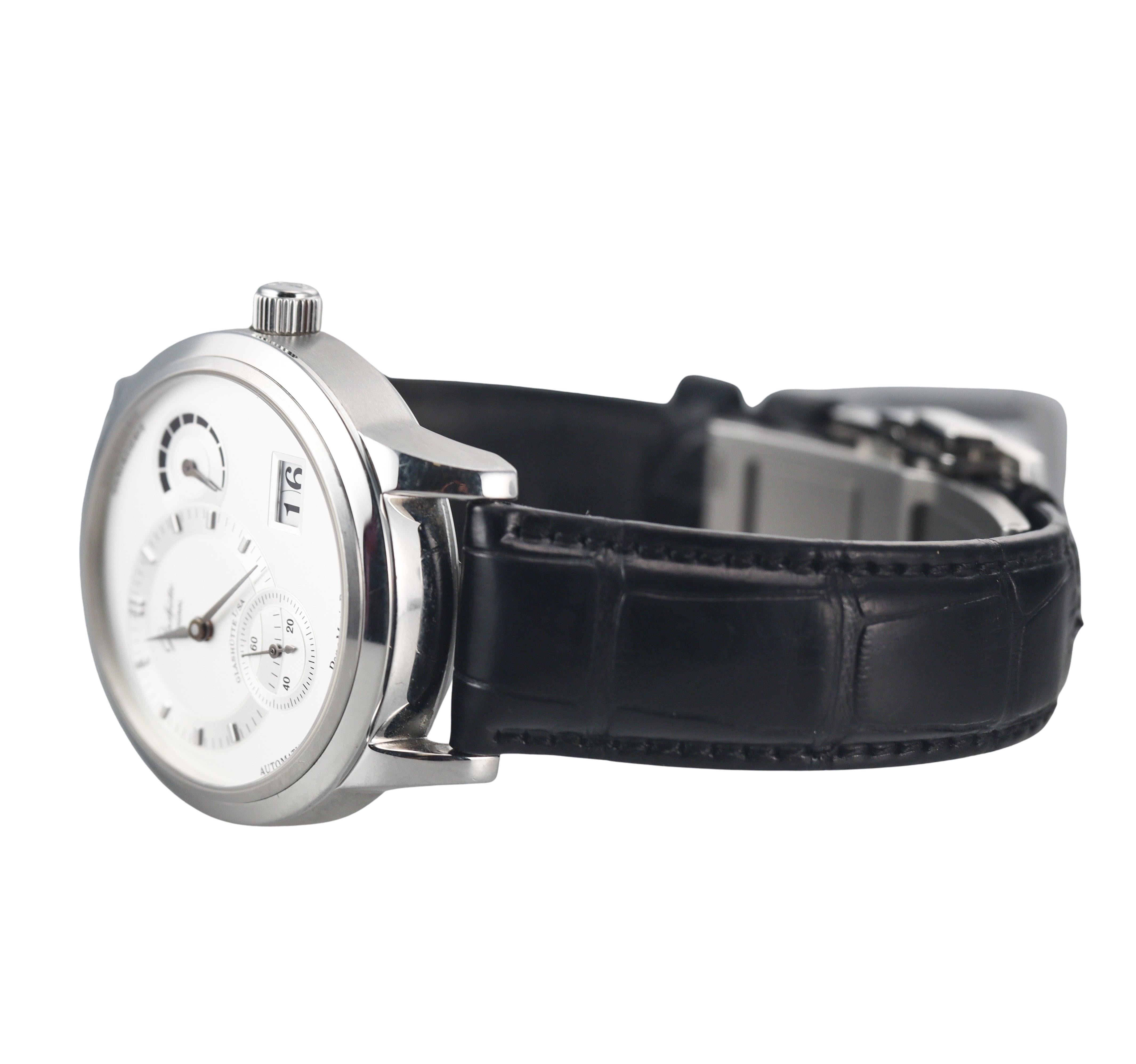 Glashütte Original PanoMaticReserve Steel Automatic Watch 90-03-02-02-04