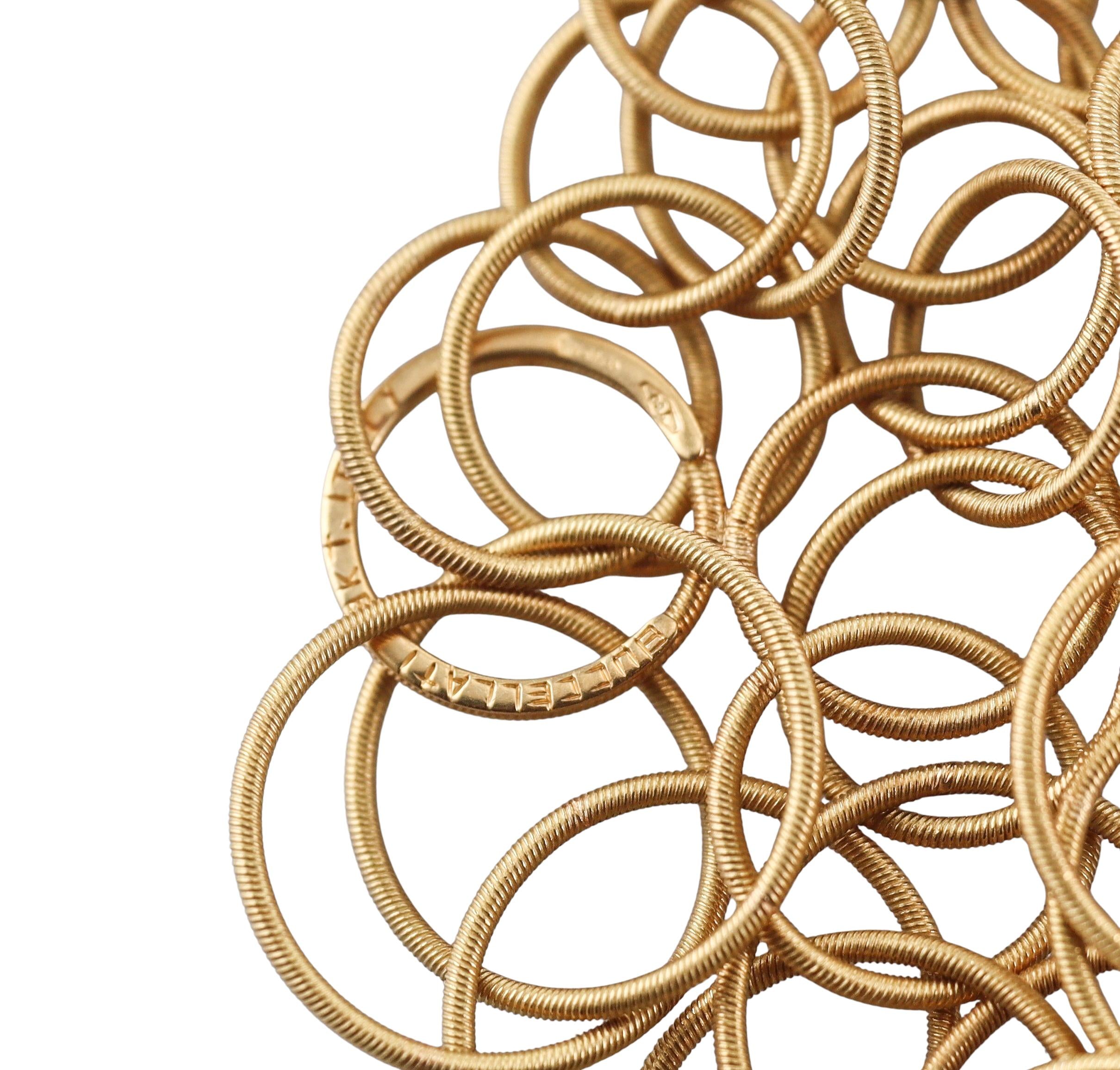 Buccellati Hawaii Yellow Gold Earrings