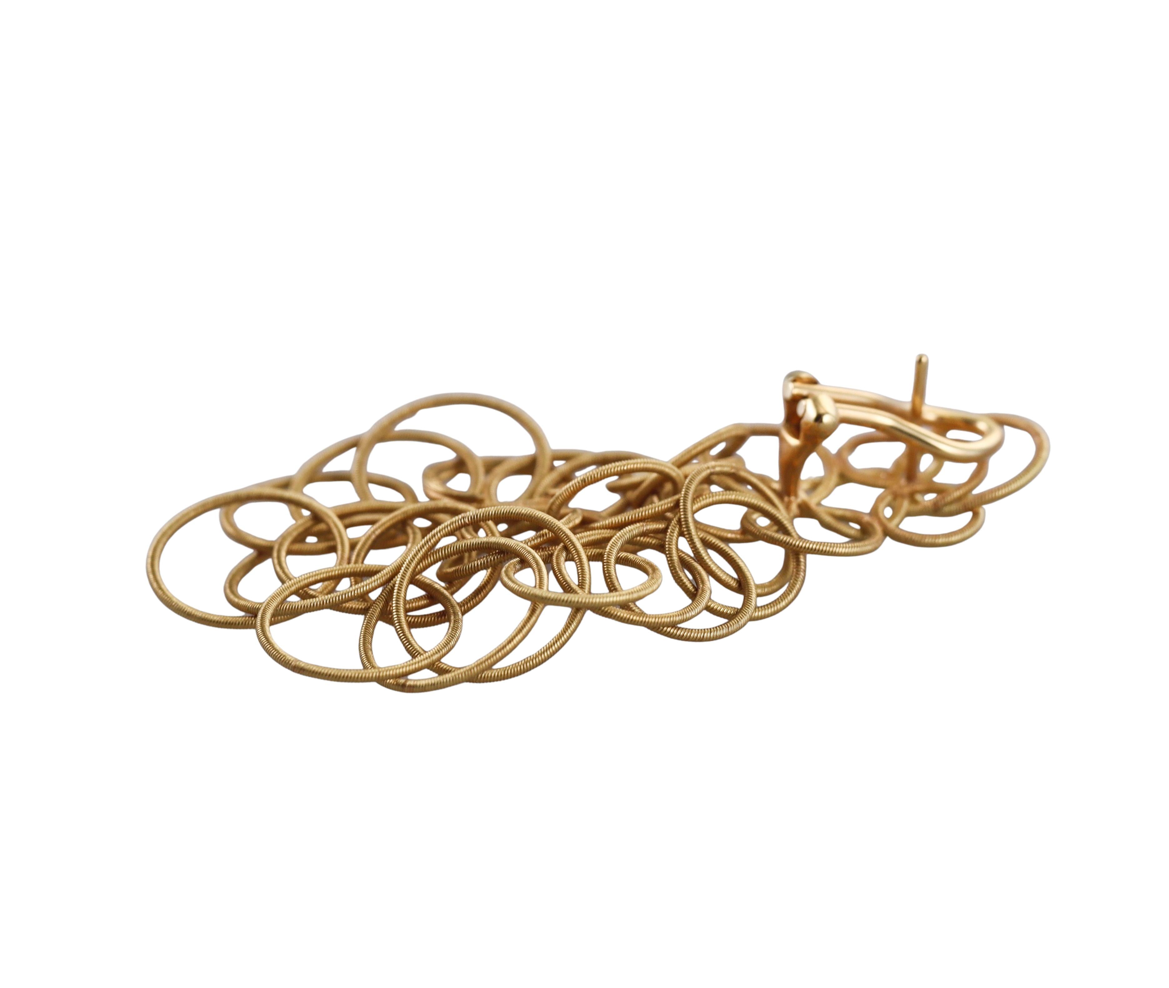 Buccellati Hawaii Yellow Gold Earrings