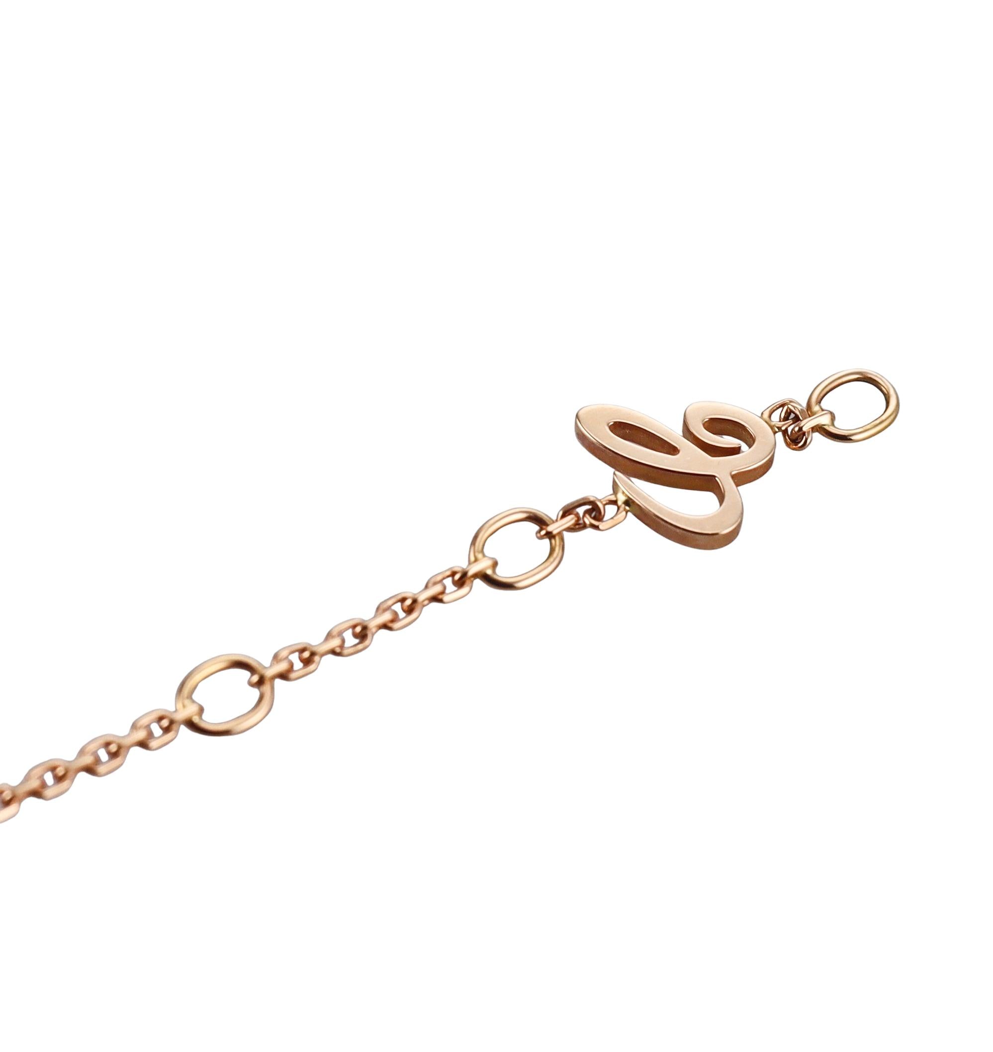 Chopard Happy Hearts Diamond Gold Bracelet 859203-5001