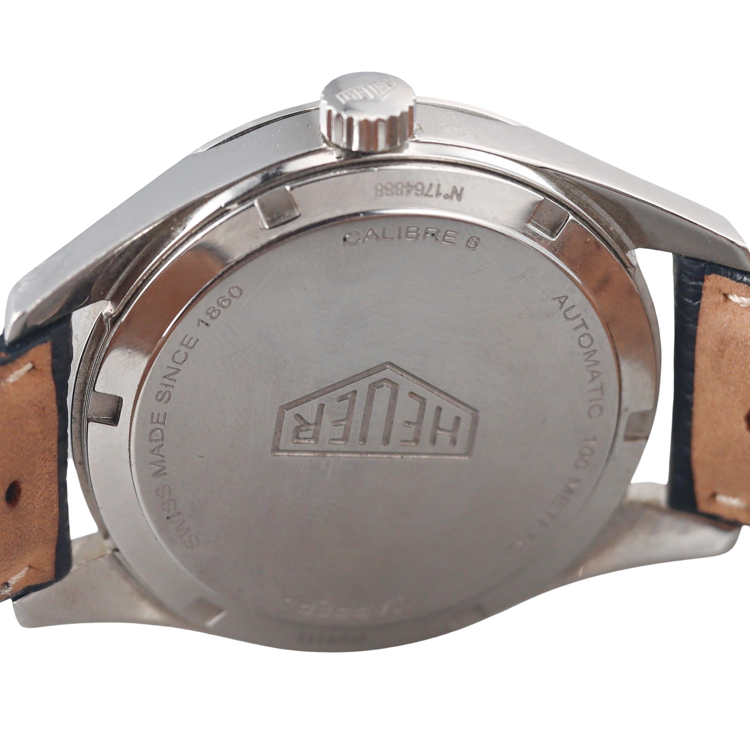 Tag Heuer Carrera Calibre 6 Automatic Steel Watch WV5111