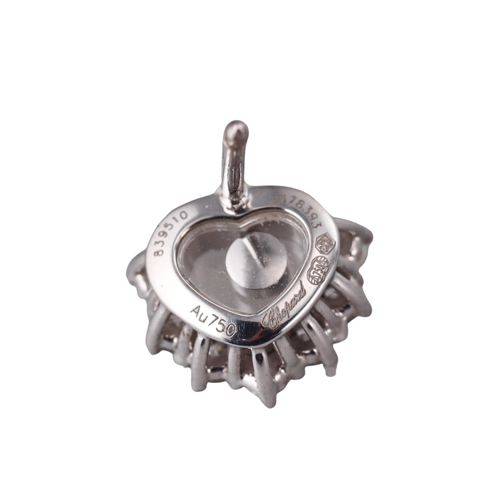 Chopard Happy Hearts Diamond Gold Earrings 839510-1001