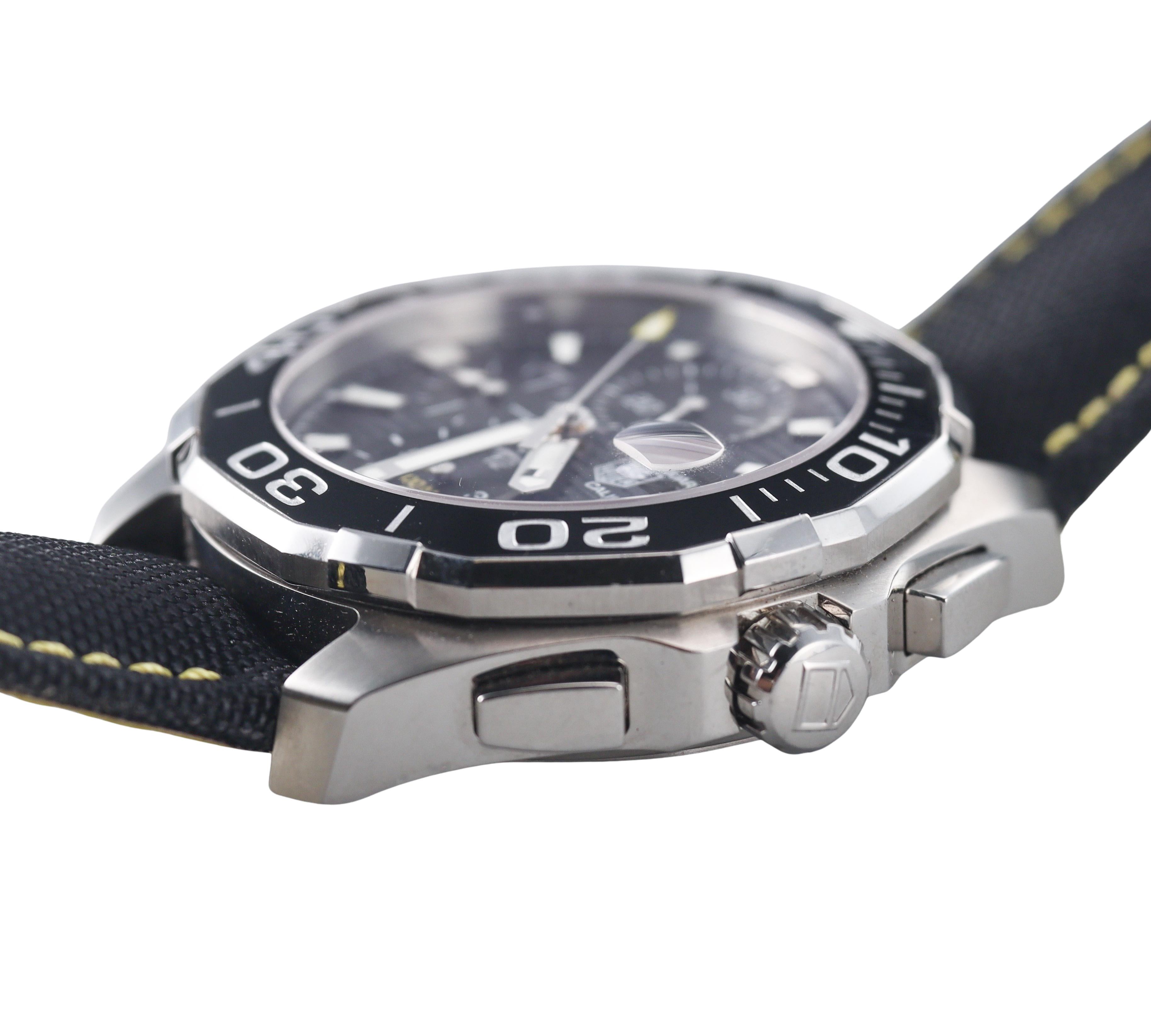 Tag Heuer Aquaracer 300M Chronograph Automatic Steel Watch CAY211A-0
