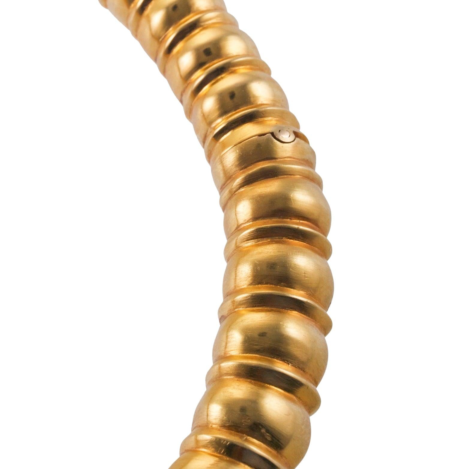 Lalaounis Greece Gold Collar Necklace