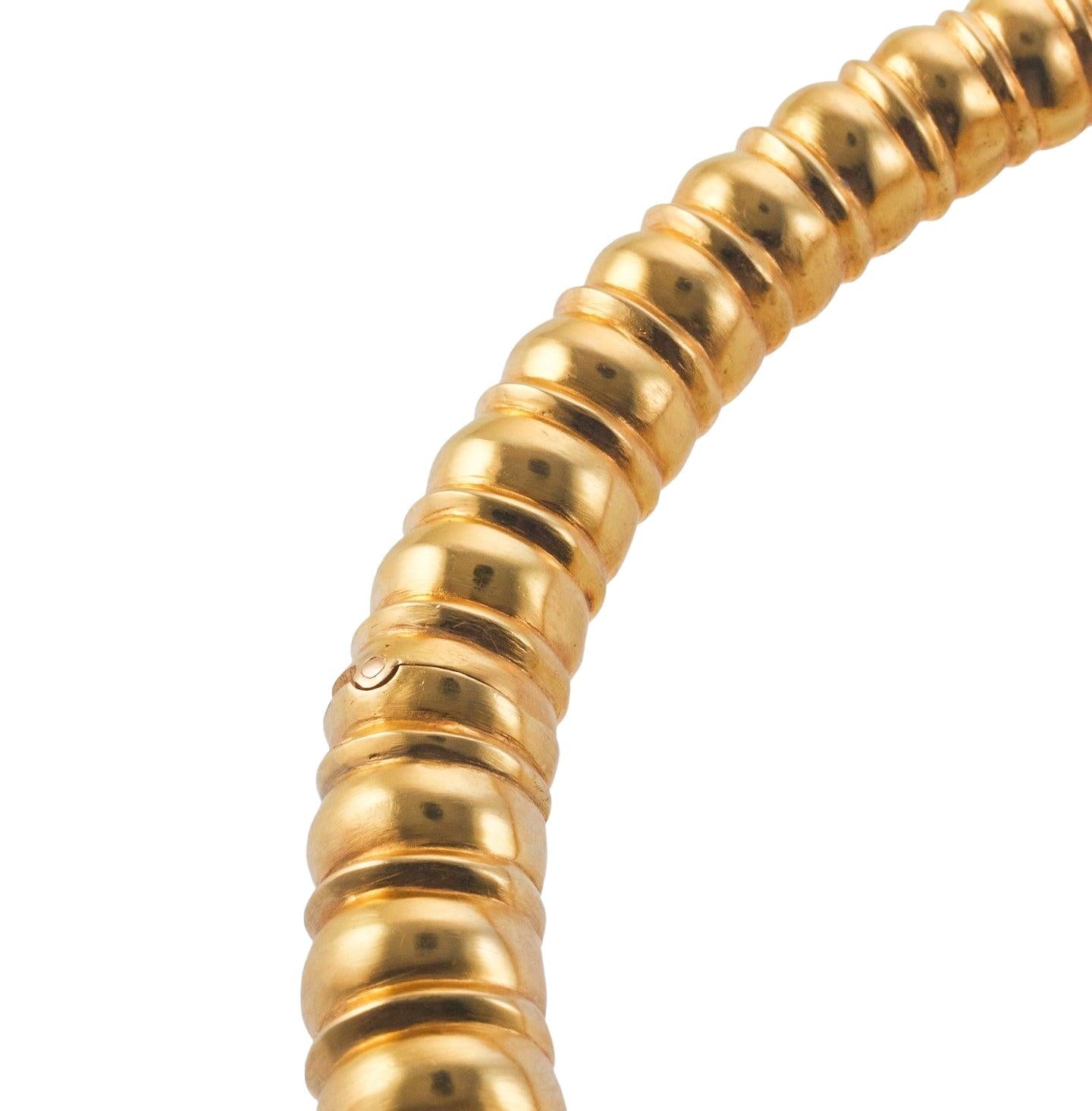 Lalaounis Greece Gold Collar Necklace