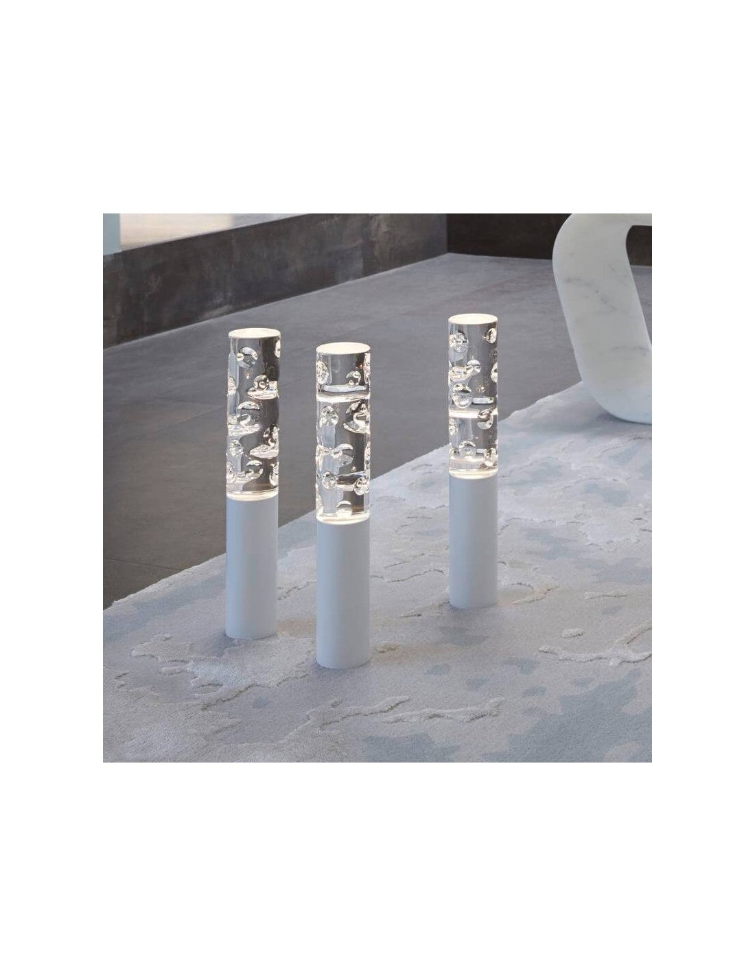 Brand New Baccarat Jardin De Crista Candle Light White B-001