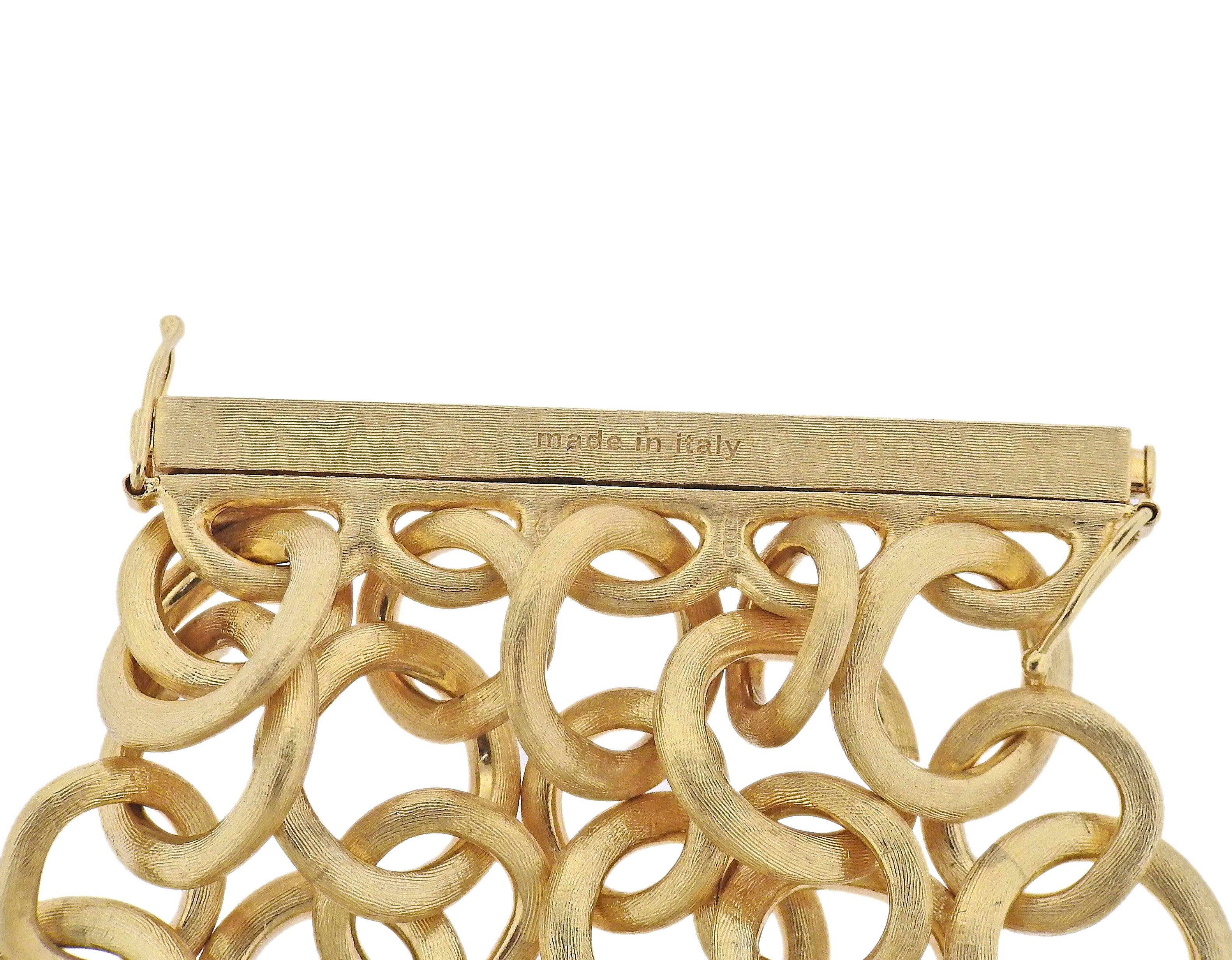 Marco Bicego Jaipur Gold Multi Strand Circle Link Bracelet