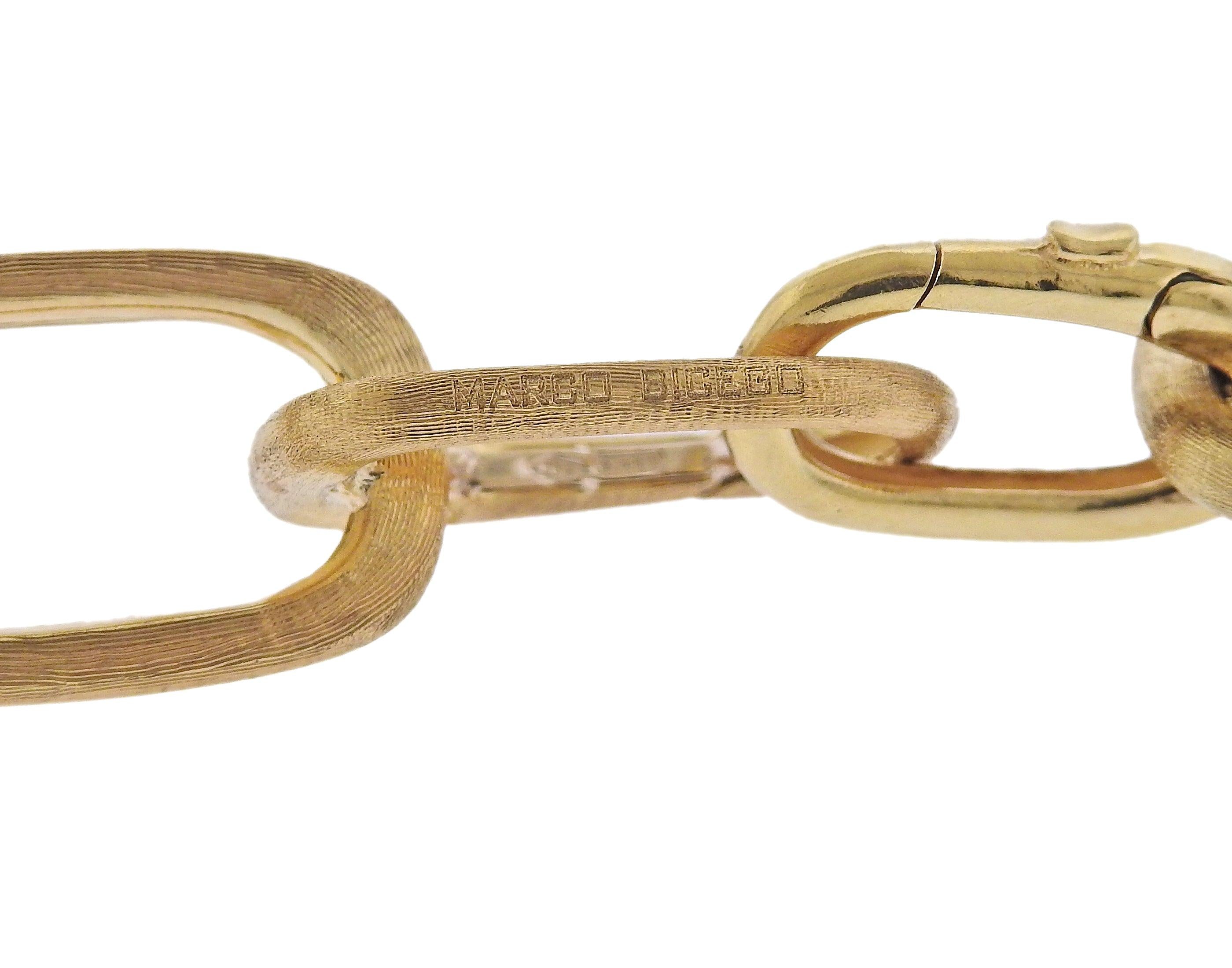 Marco Bicego Murano 18K Gold Gemstone Link Necklace